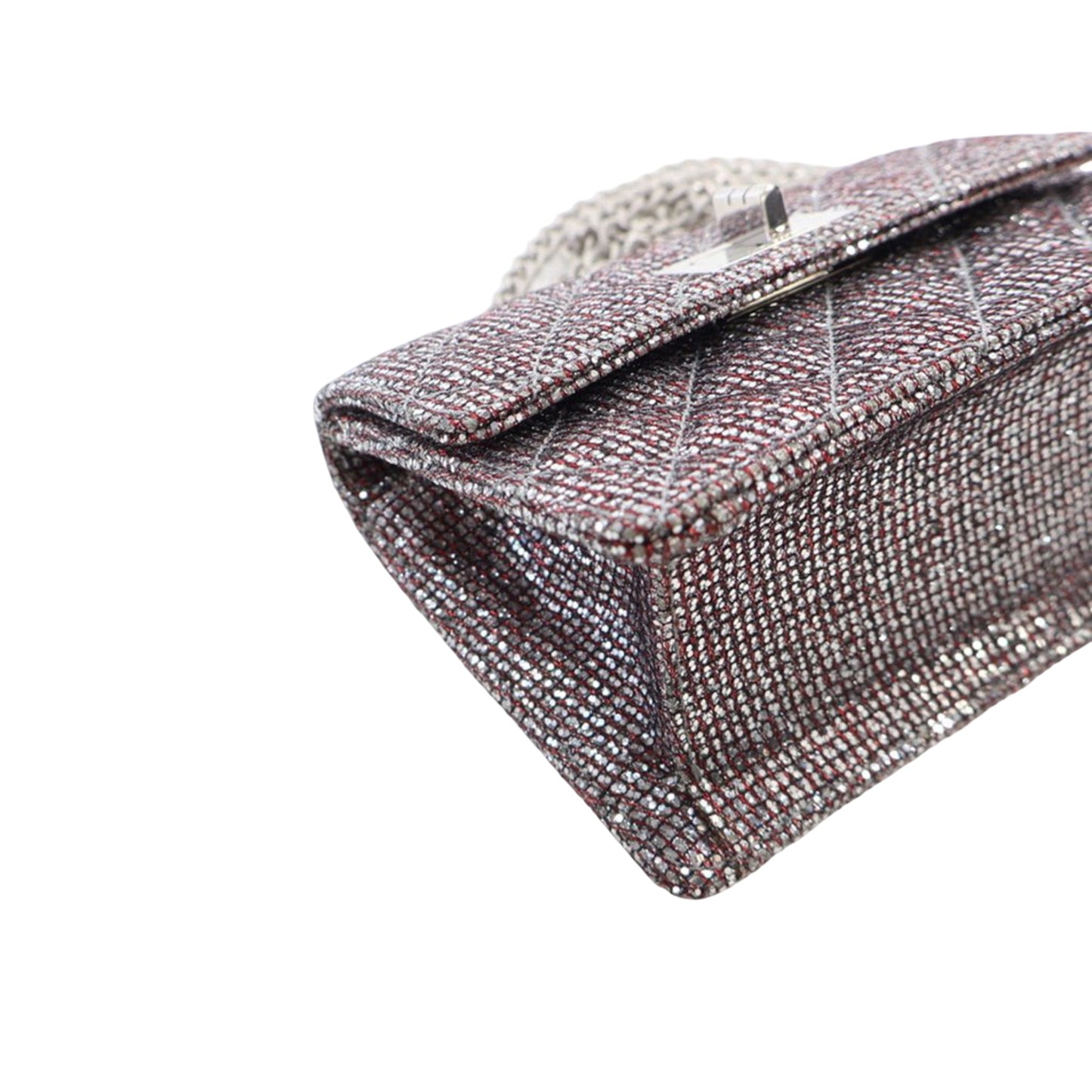Chanel Mini Glitter Canvas Reissue 2.55 Flap