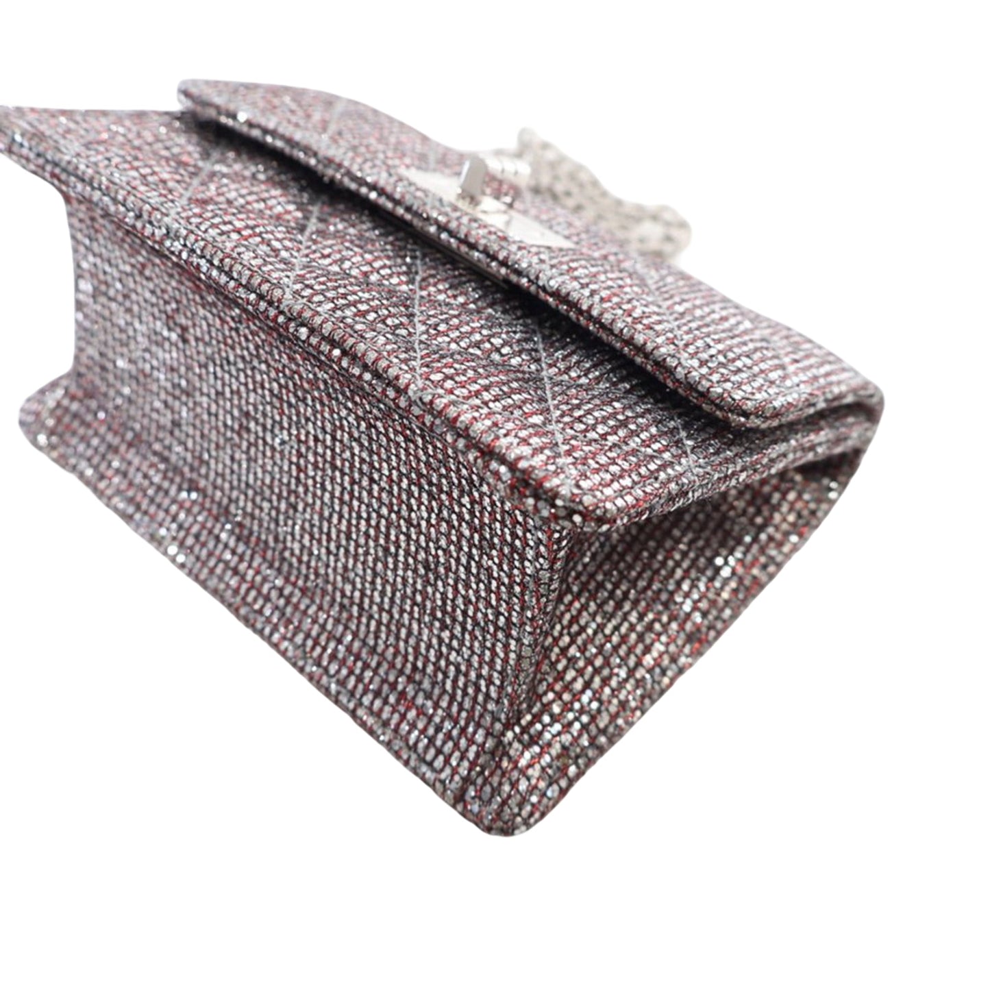Chanel Mini Glitter Canvas Reissue 2.55 Flap