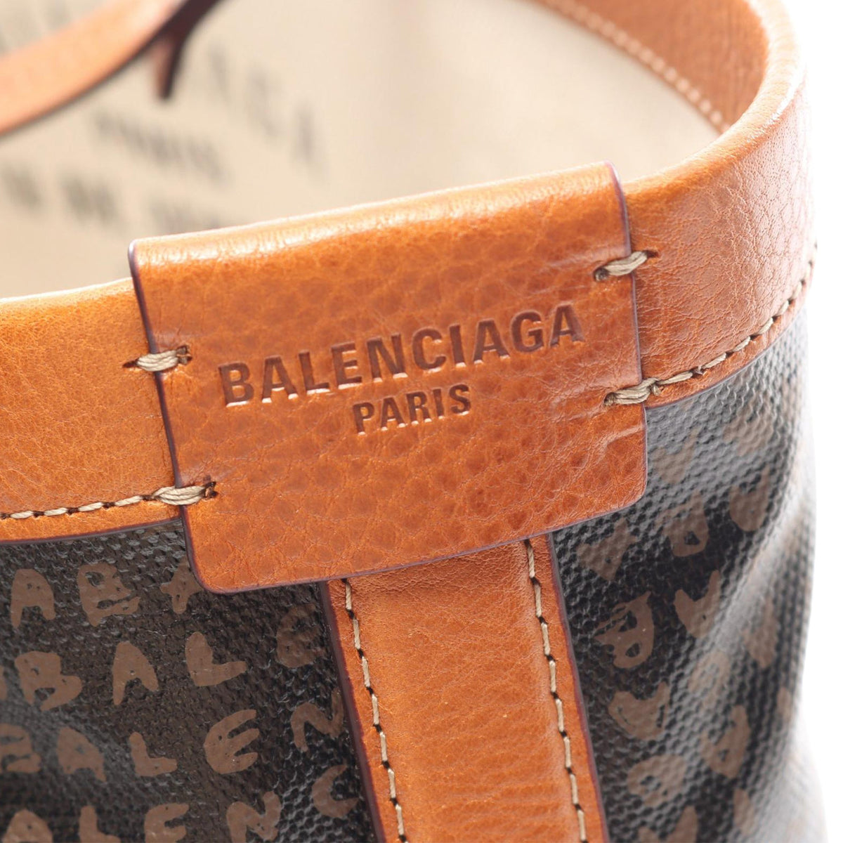 Balenciaga Coated Canvas Select Tote