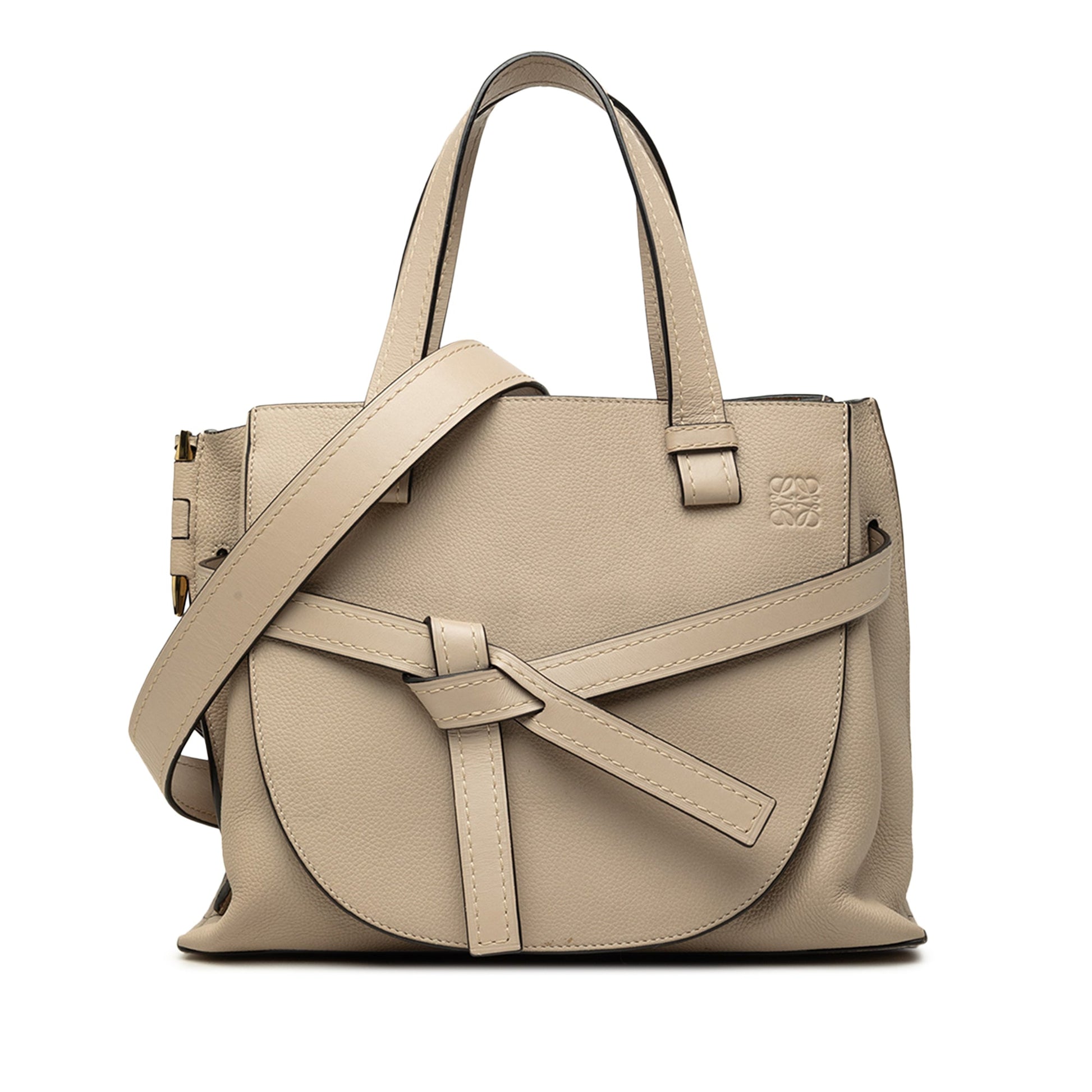 LOEWE Small Leather Gate Top Handle Satchel