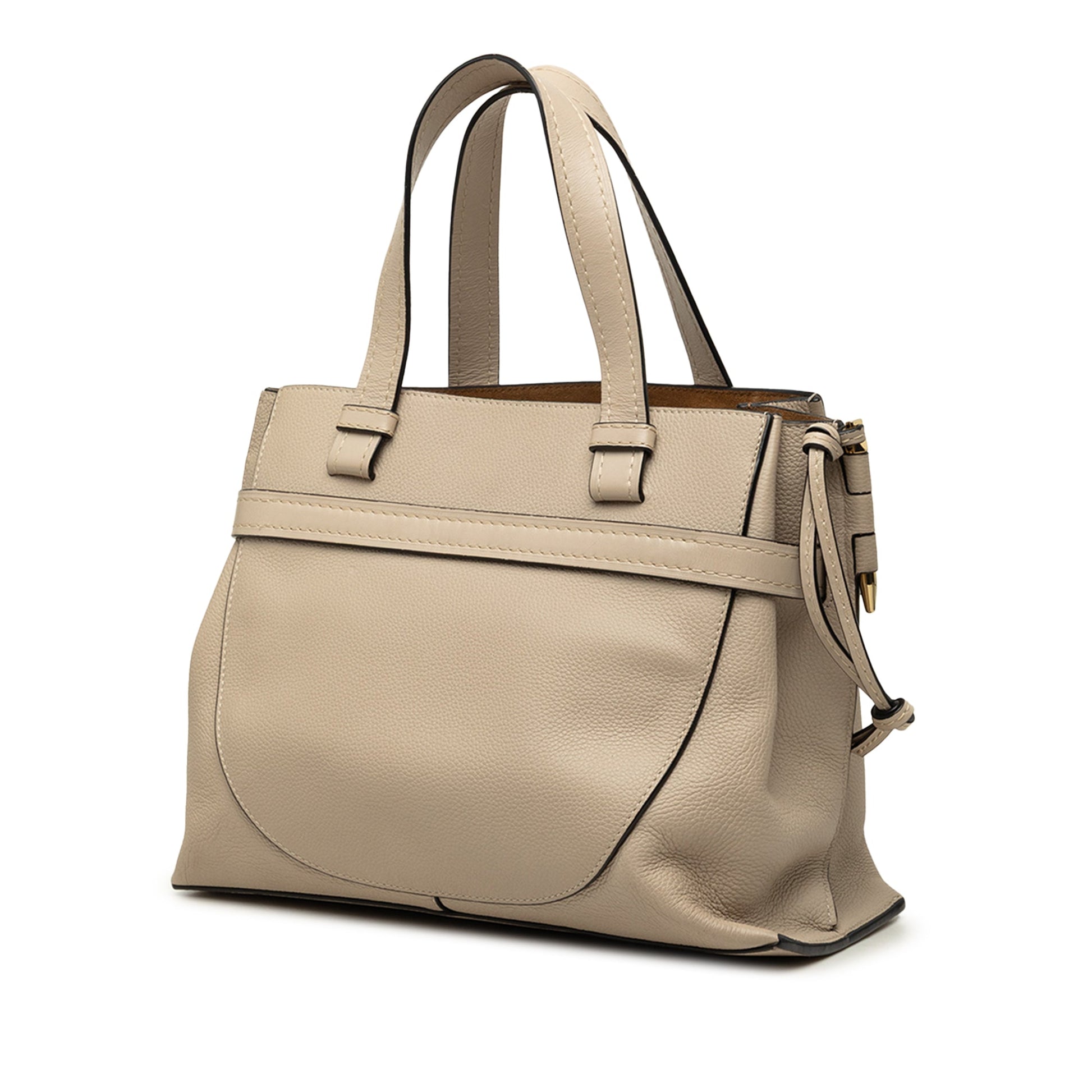 LOEWE Small Leather Gate Top Handle Satchel