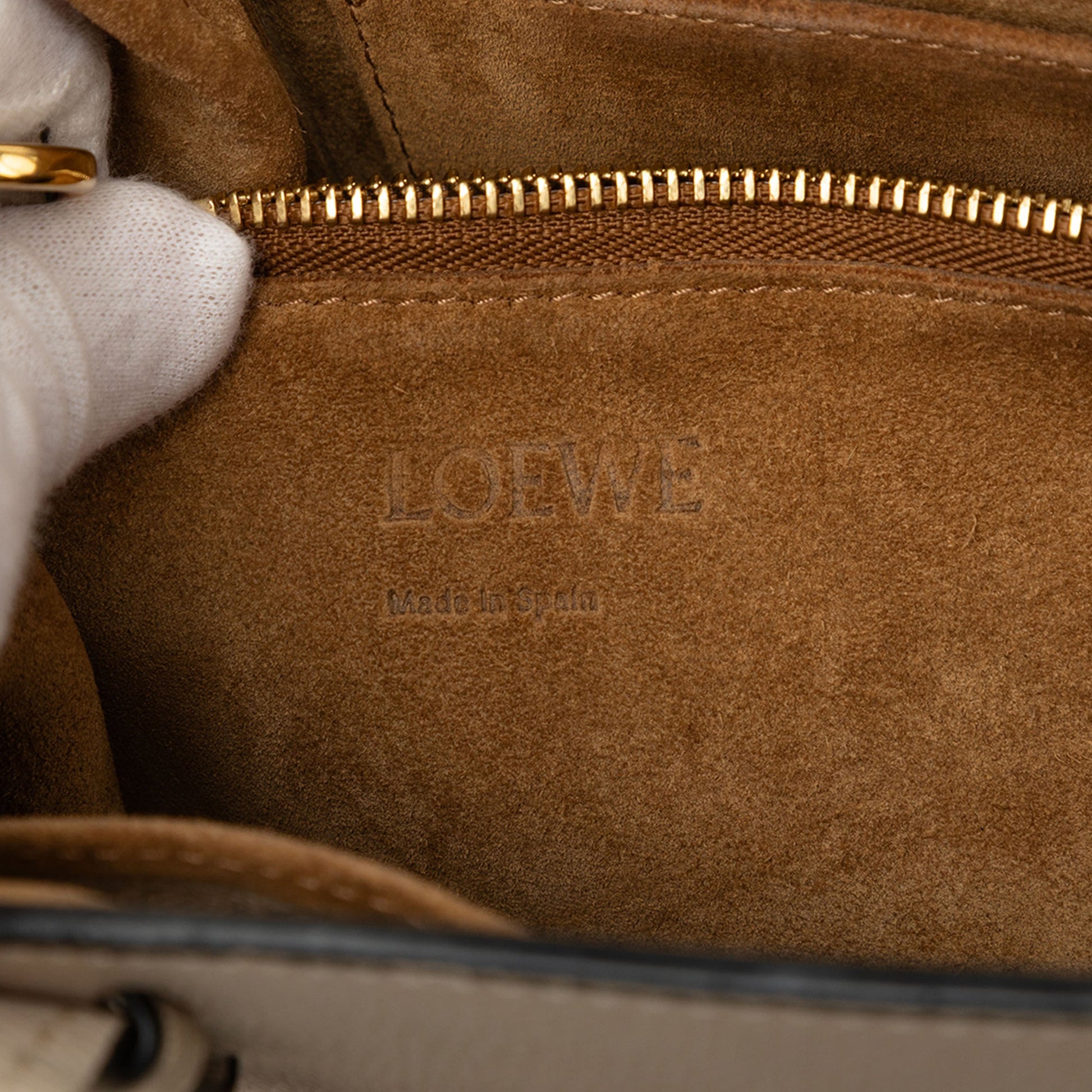 LOEWE Small Leather Gate Top Handle Satchel
