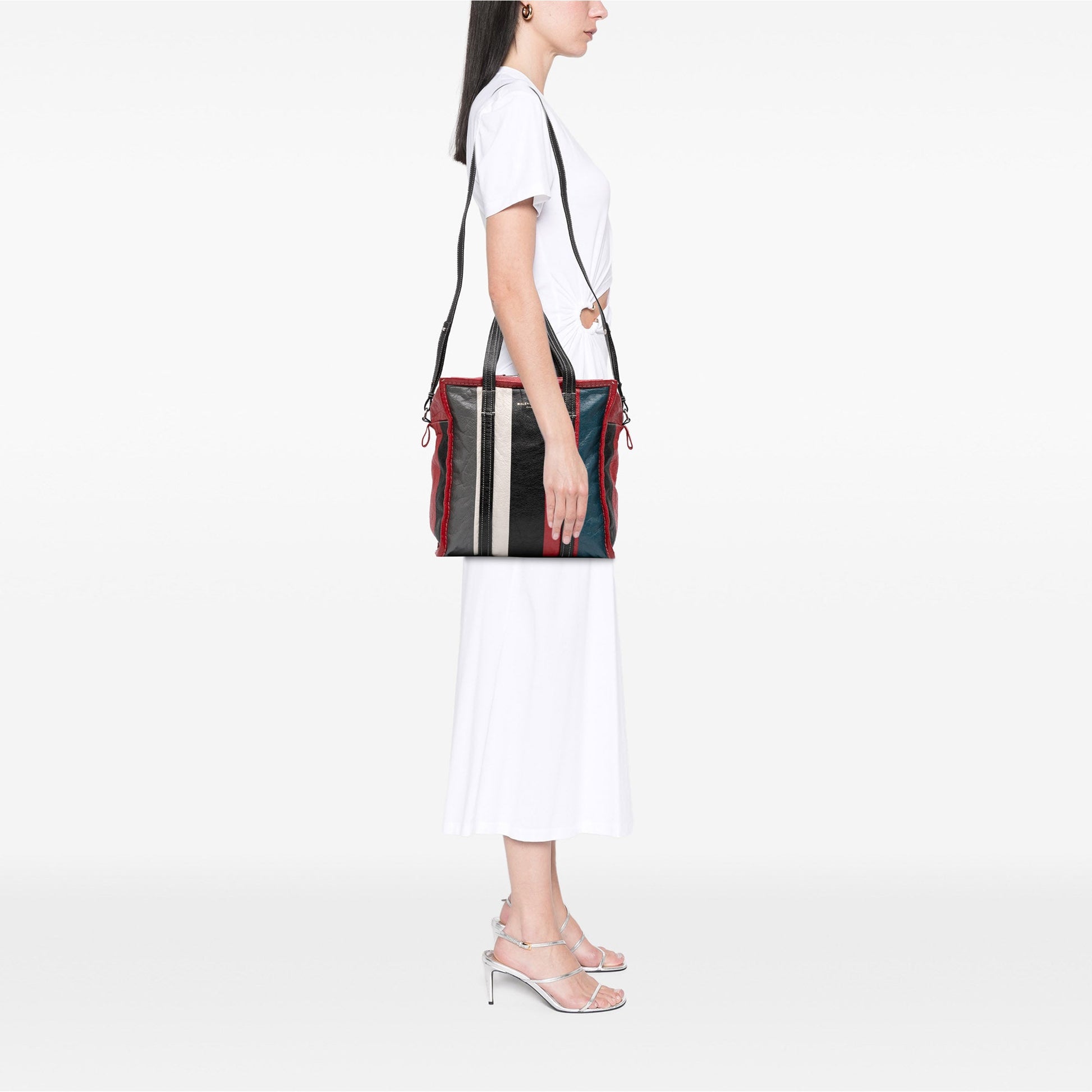 Balenciaga S Lambskin Bazar Shopper Satchel