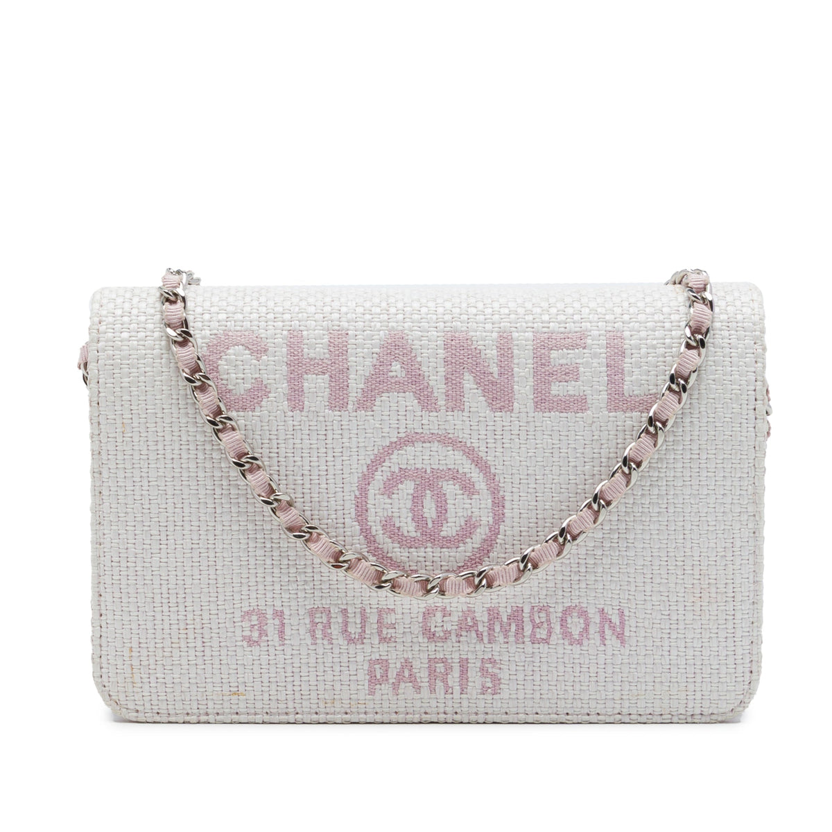 Chanel Canvas Deauville Wallet On Chain