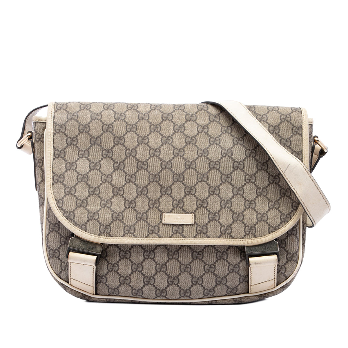 Gucci GG Supreme Crossbody — Beige