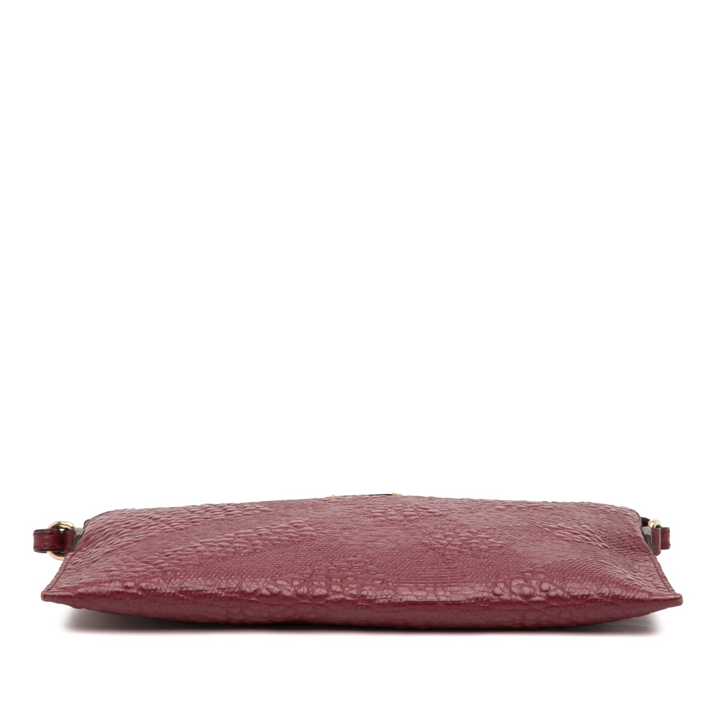 Burberry Small Grain Check Embossed Leather Chichester Crossbody