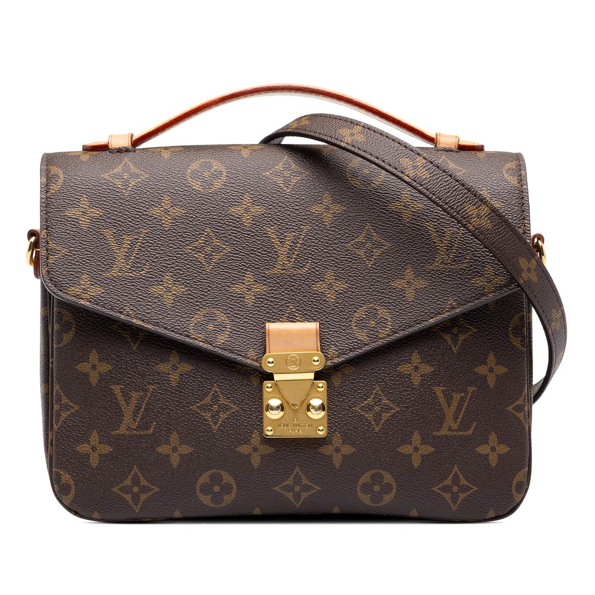 Louis Vuitton Monogram Pochette Metis — Brown