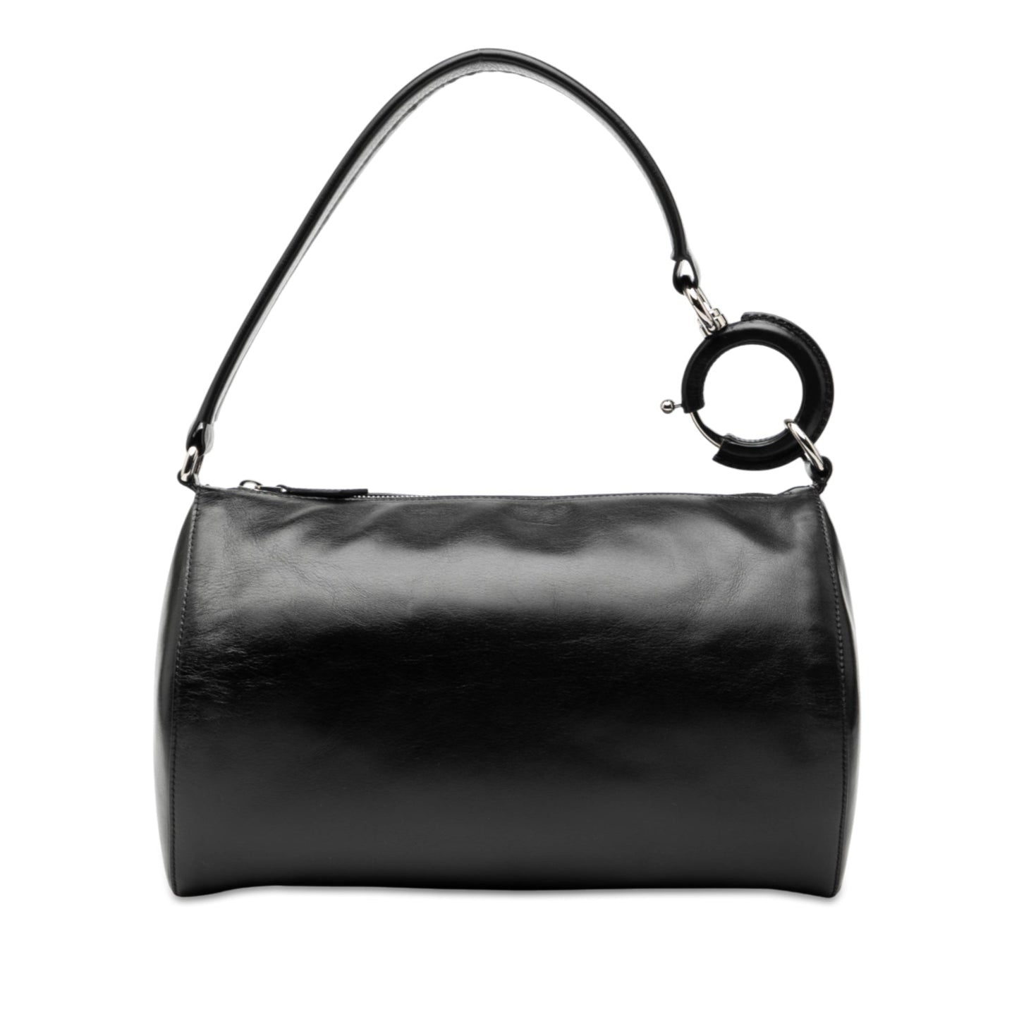 Burberry Leather Rhombi Shoulder Bag