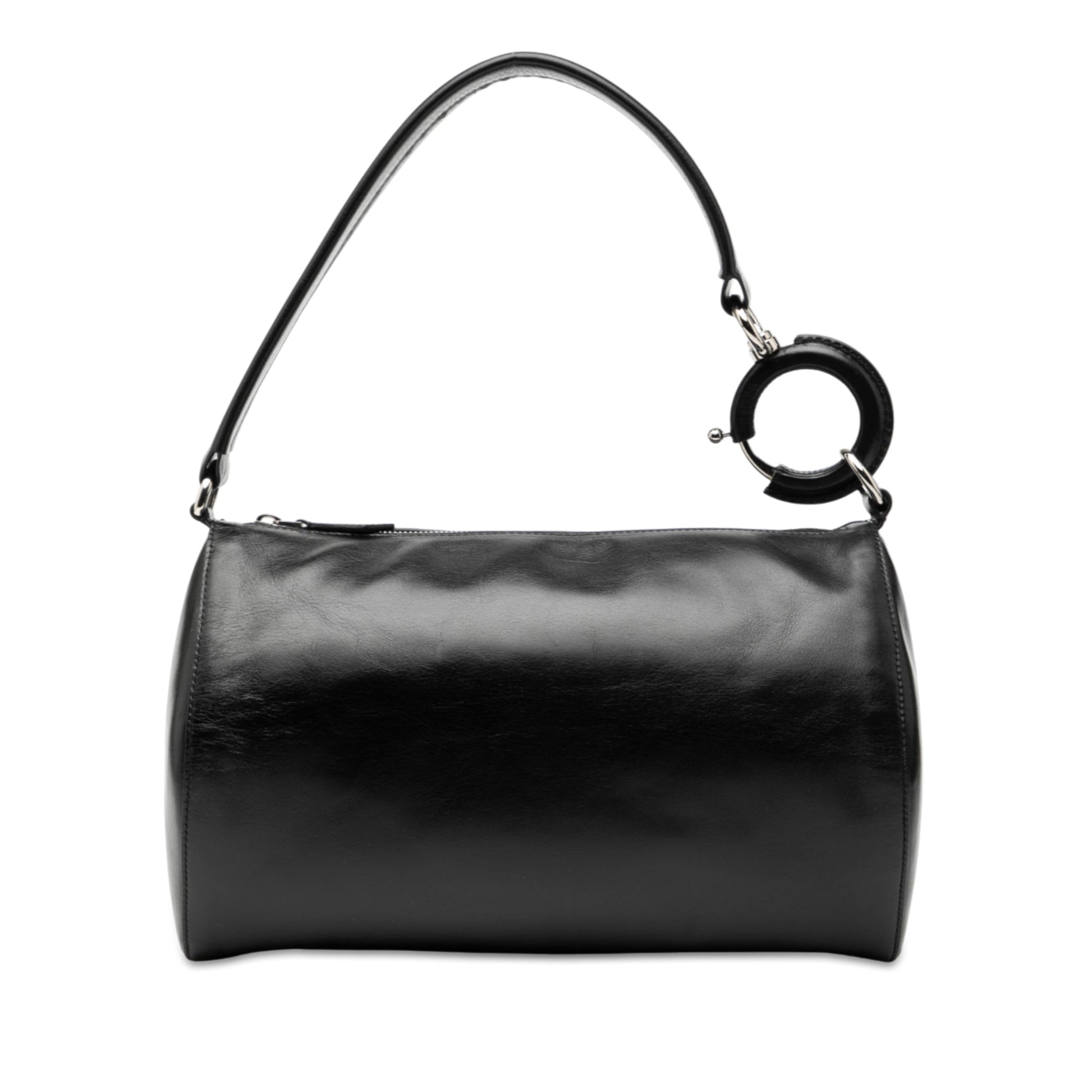 Burberry Leather Rhombi Shoulder Bag