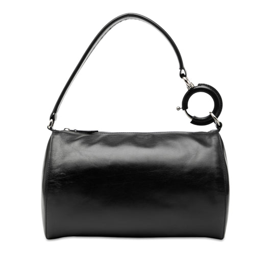 Burberry Leather Rhombi Shoulder Bag