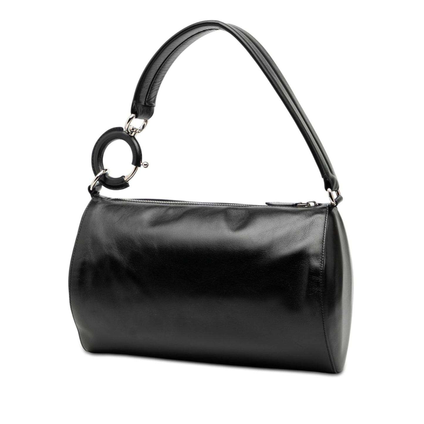 Burberry Leather Rhombi Shoulder Bag