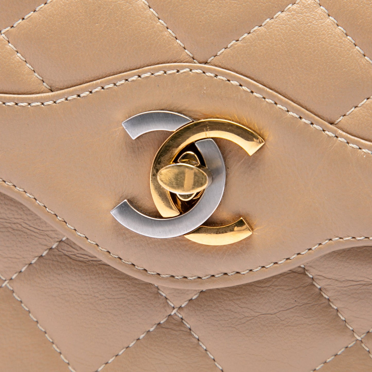 Chanel Paris Limited Edition Small CC Quilted Lambskin Double Flap