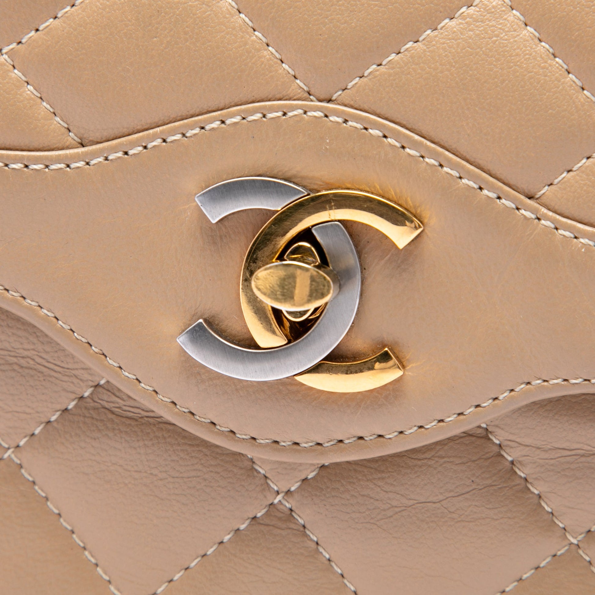 Chanel Paris Limited Edition Small CC Quilted Lambskin Double Flap