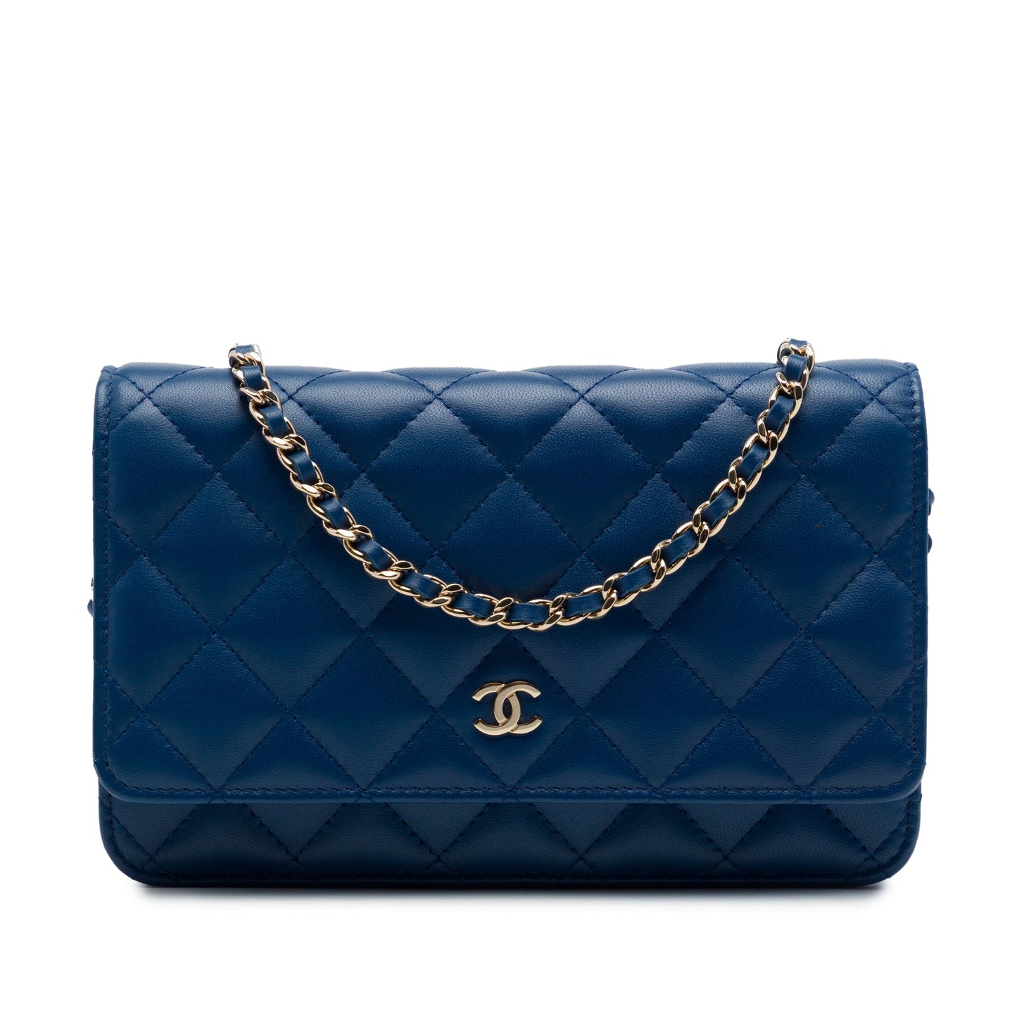 Chanel CC Quilted Lambskin Wallet On Chain