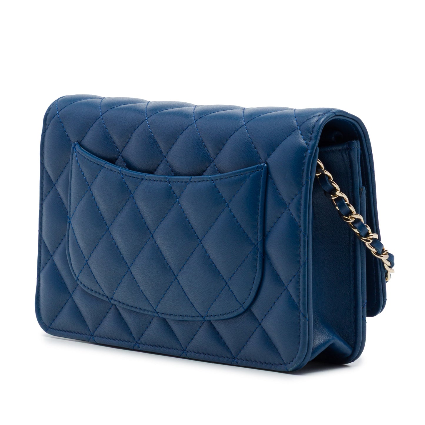 Chanel CC Quilted Lambskin Wallet On Chain