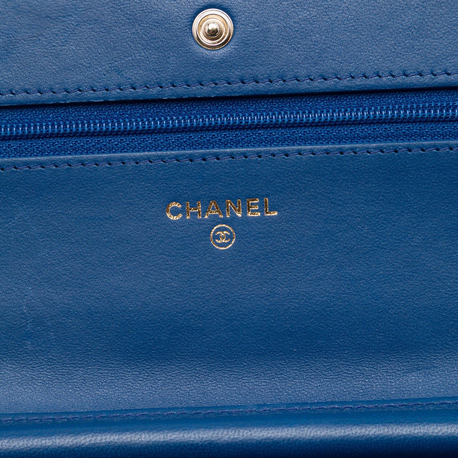 Chanel CC Quilted Lambskin Wallet On Chain