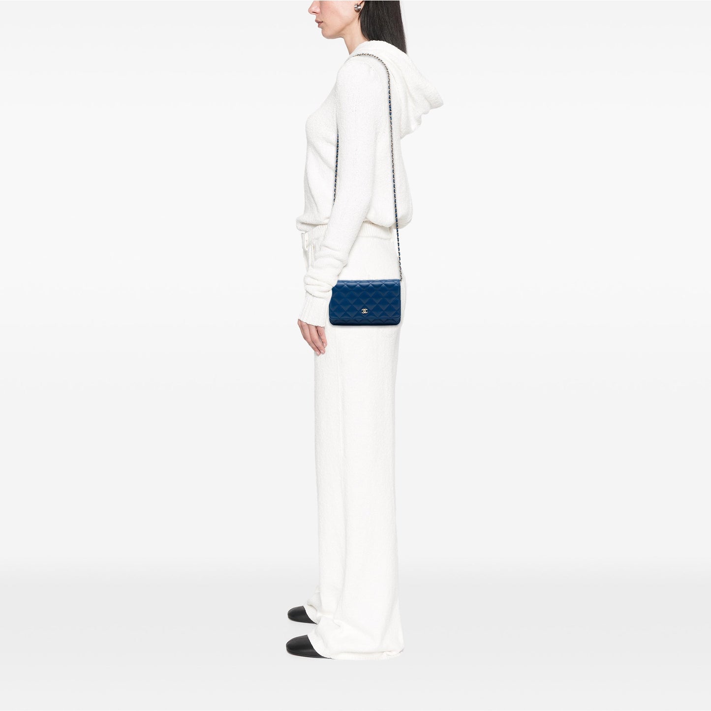 Chanel CC Quilted Lambskin Wallet On Chain