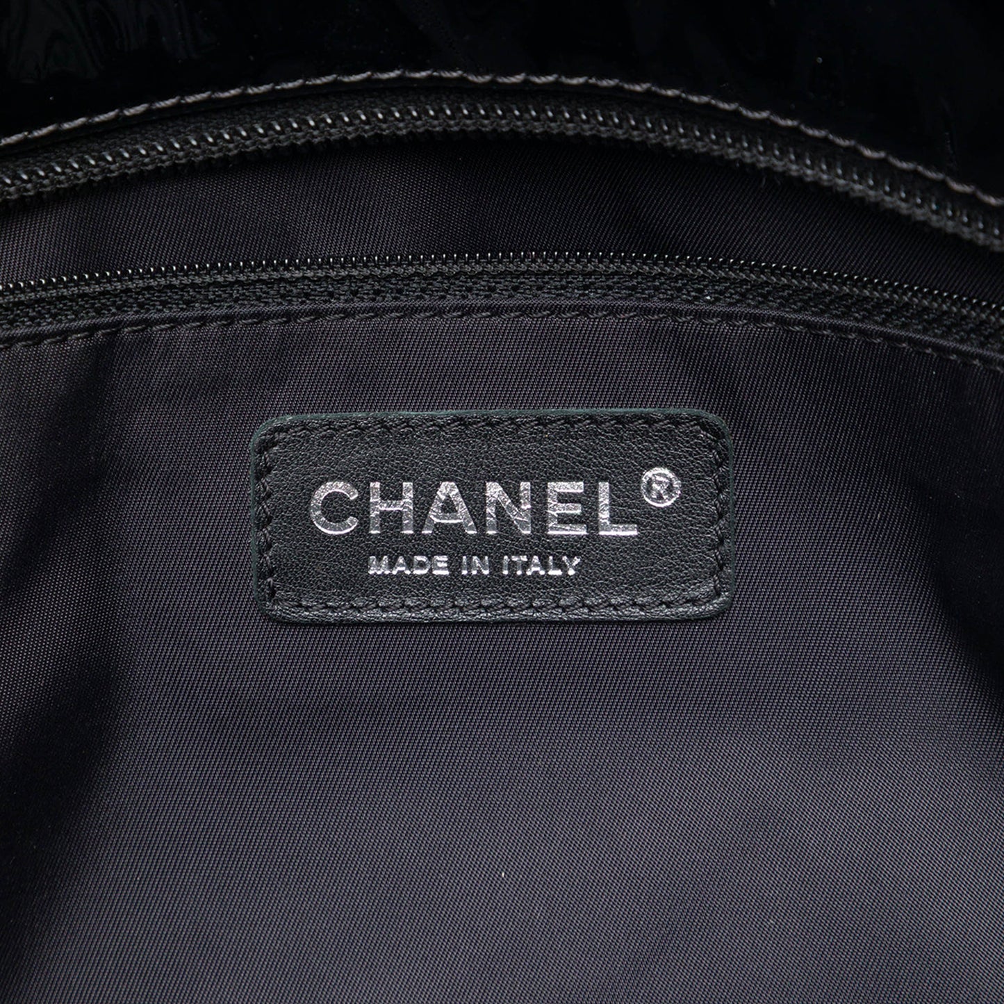 Chanel Large Quilted Patent Paris Biarritz Tote