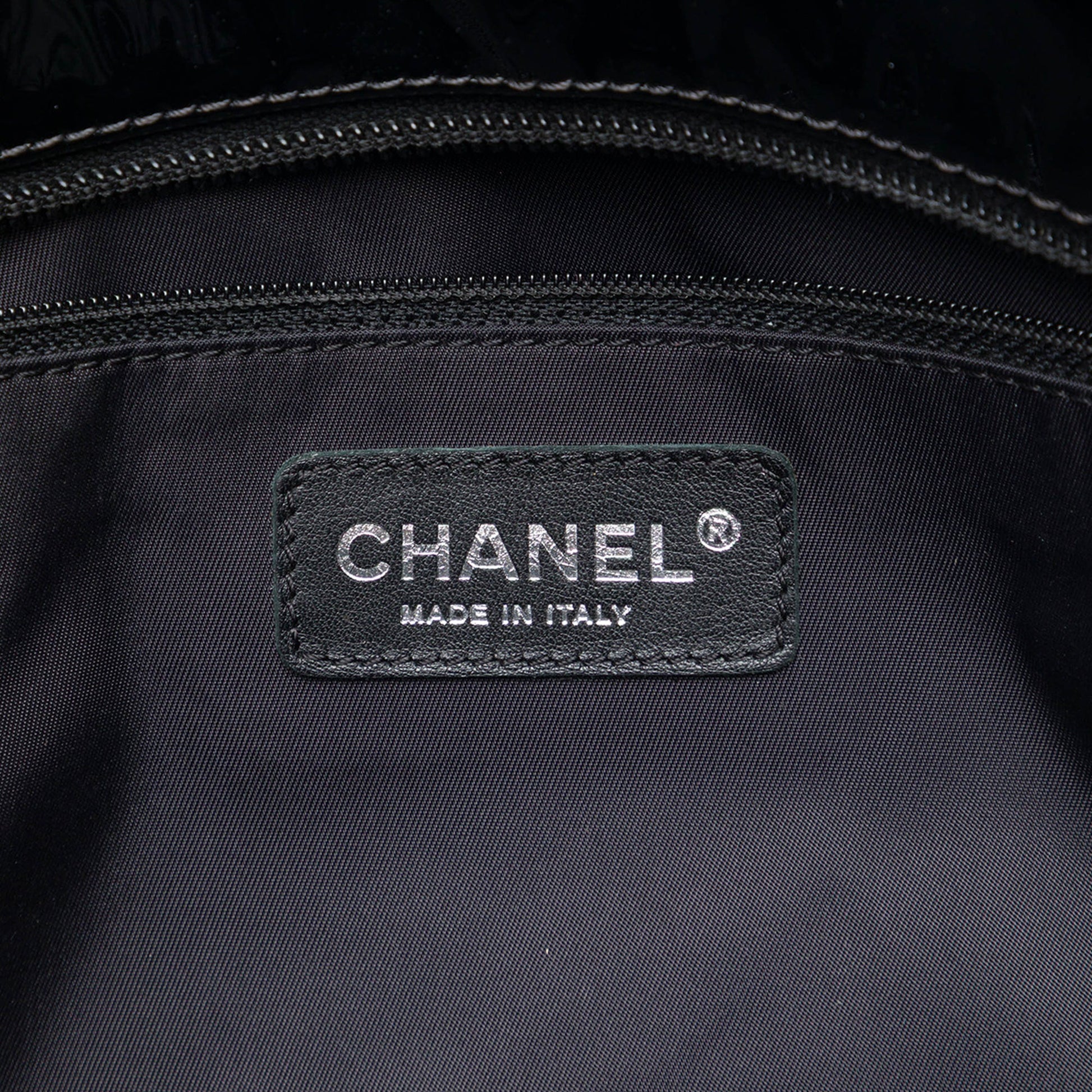 Chanel Large Quilted Patent Paris Biarritz Tote