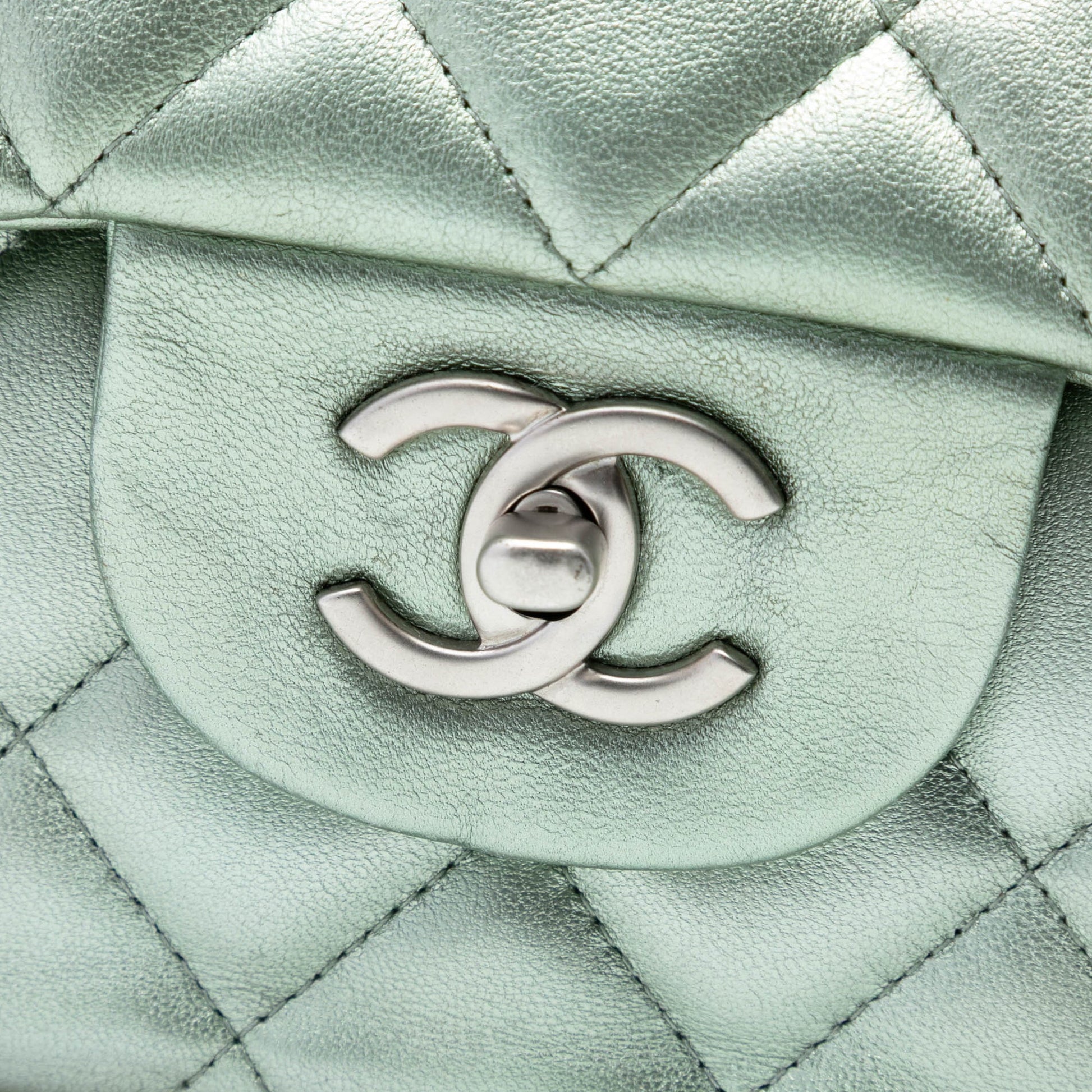 Chanel Jumbo Classic Metallic Lambskin Double Flap