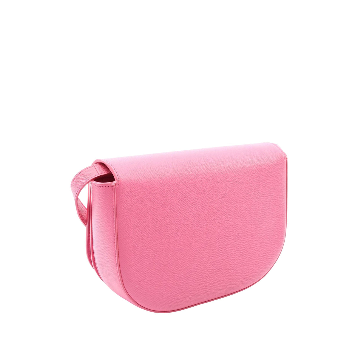 Balenciaga Grained Calfskin Logo Ville Day Crossbody XS — Pink