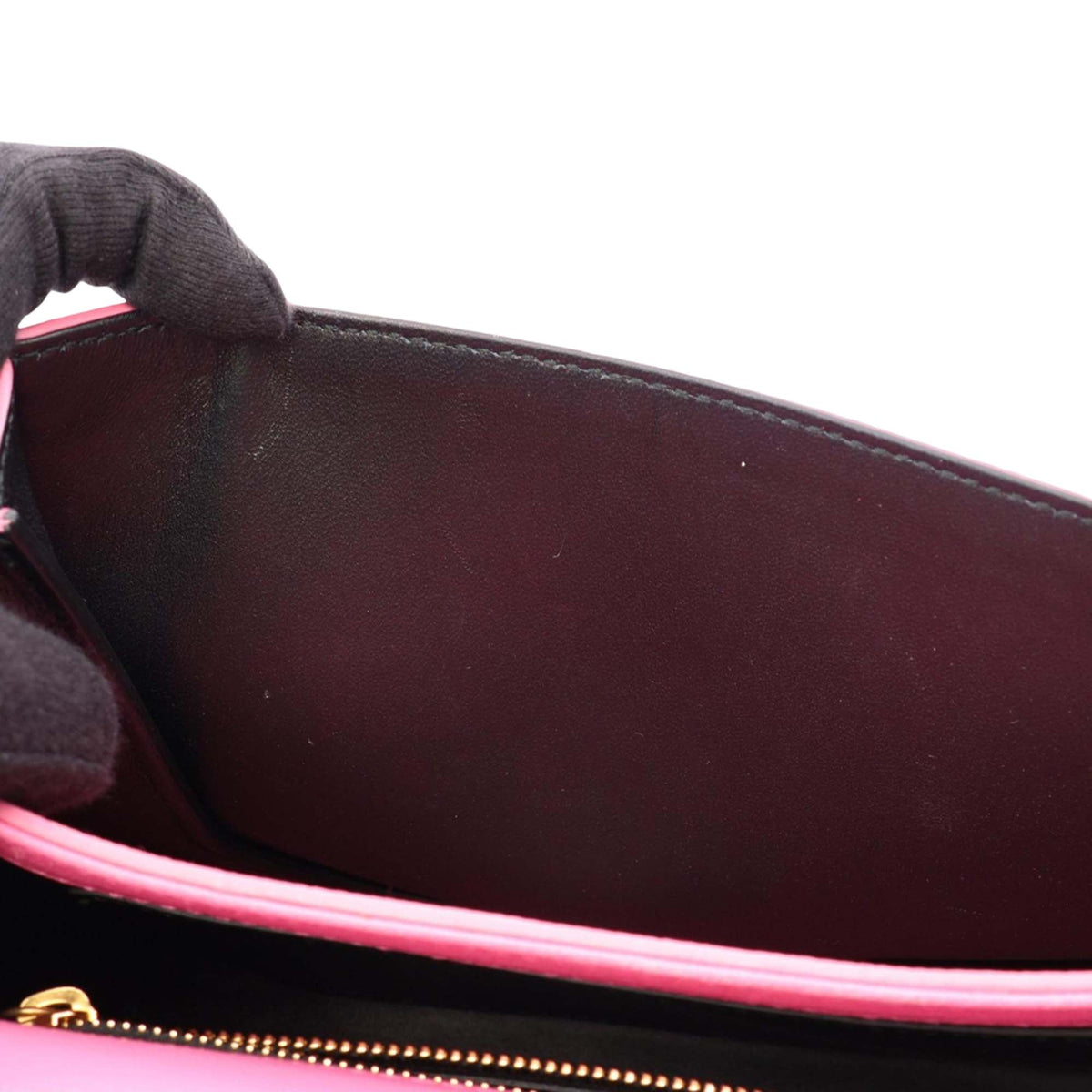Balenciaga Grained Calfskin Logo Ville Day Crossbody XS — Pink