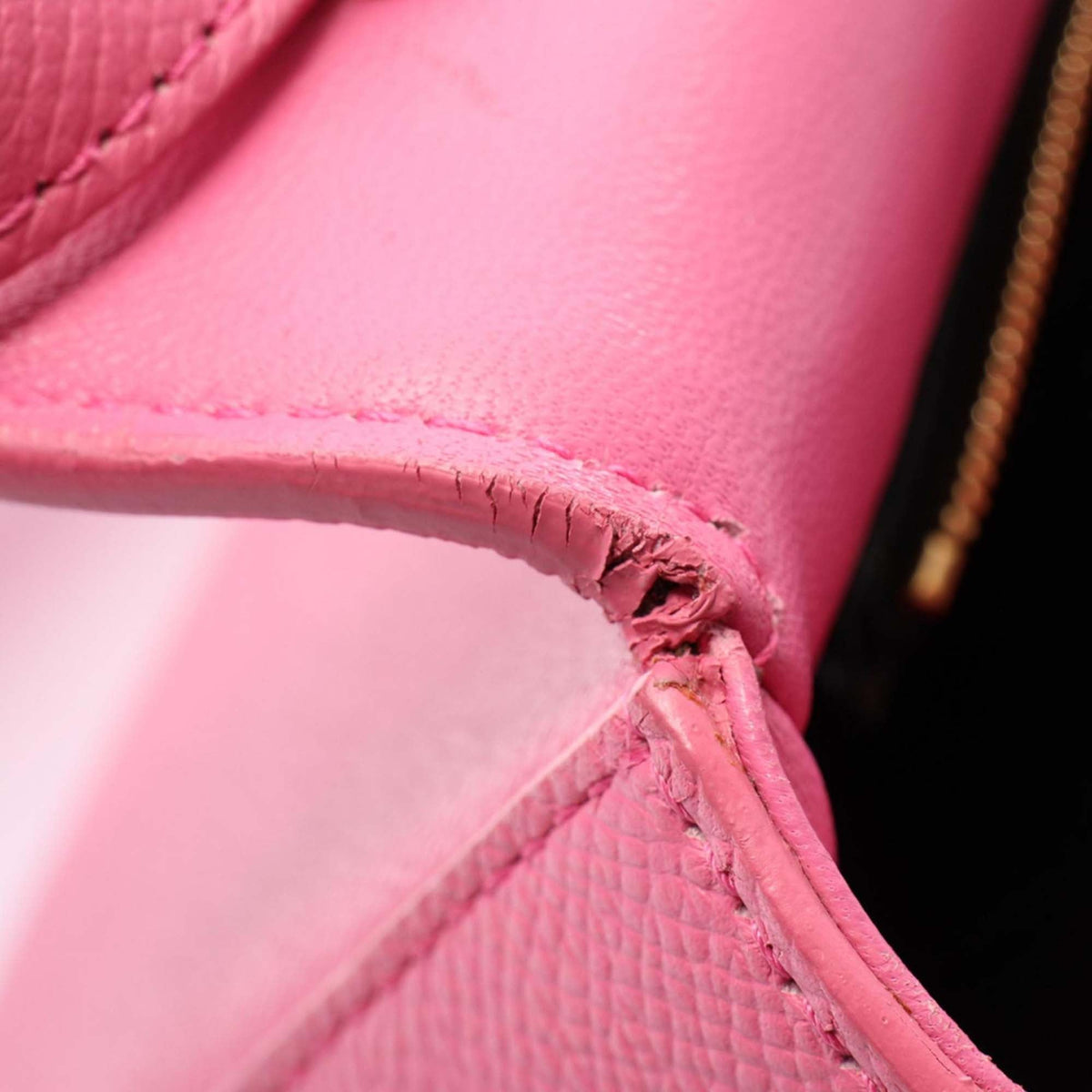 Balenciaga Grained Calfskin Logo Ville Day Crossbody XS — Pink