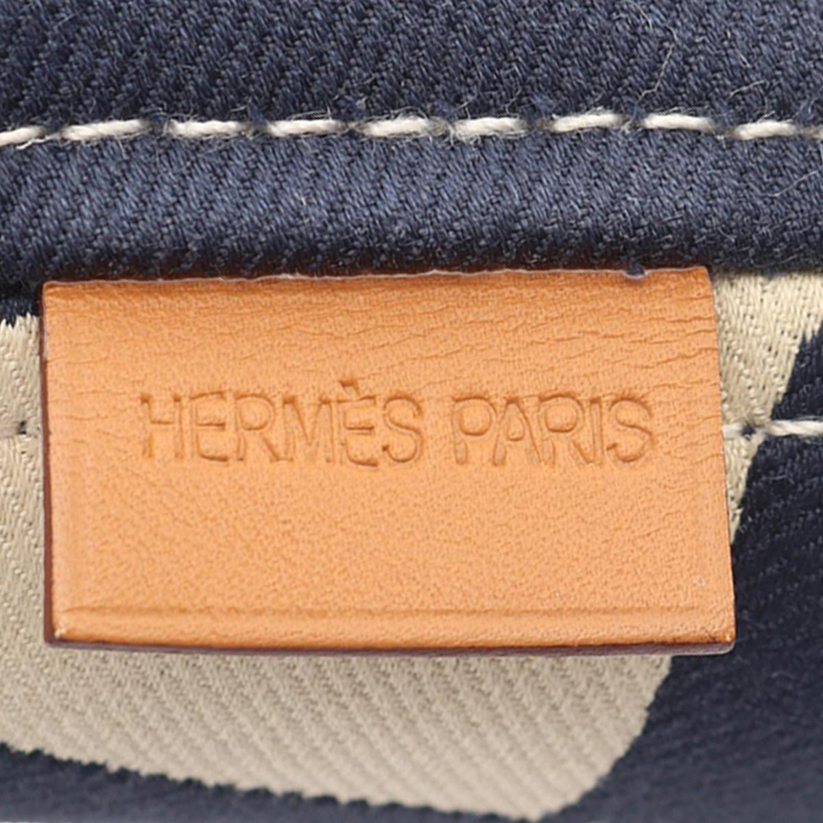 Hermès Canvas Chain D Ancre Beach Tote
