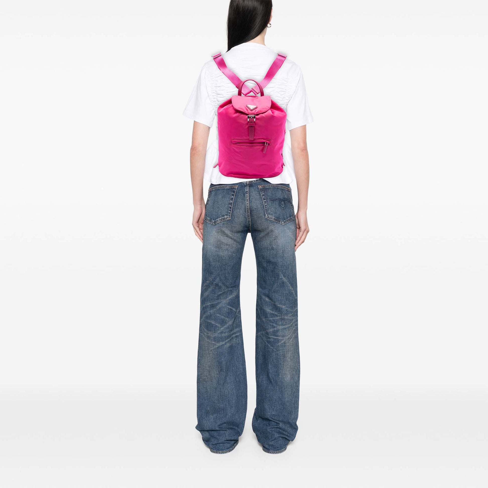 Prada Tessuto Drawstring Backpack