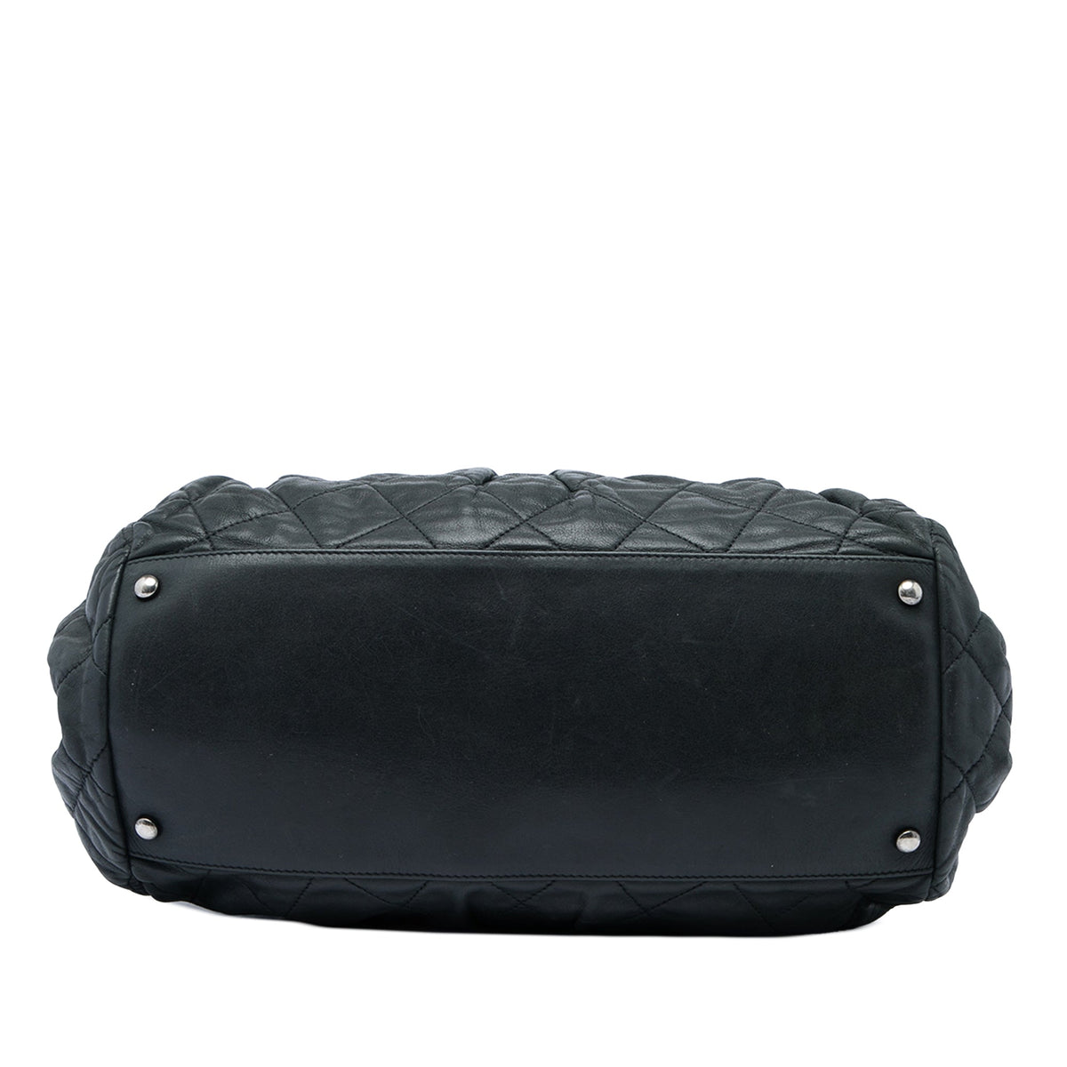 Chanel Quilted Iridescent Calfskin Chic Quilt Bowling Bag