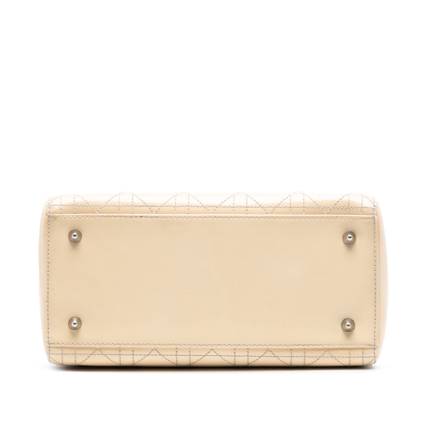Dior Medium Patent Cannage Stitched Lady Dior