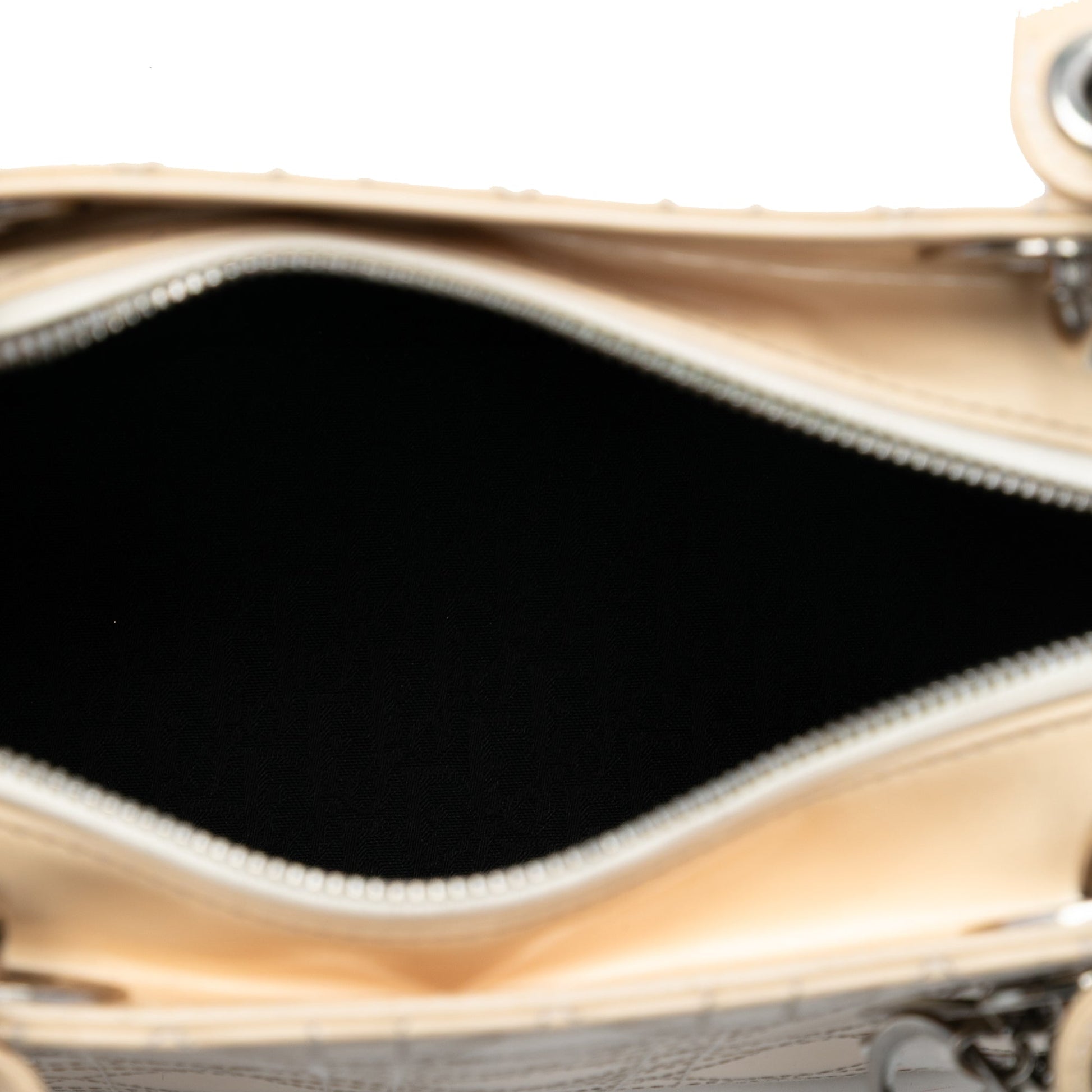 Dior Medium Patent Cannage Stitched Lady Dior
