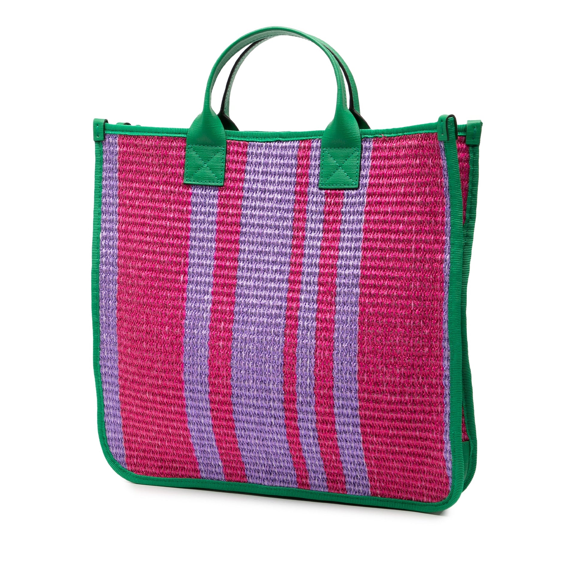 Gucci Children Woven Canvas Logo Firenze 1921 Tote