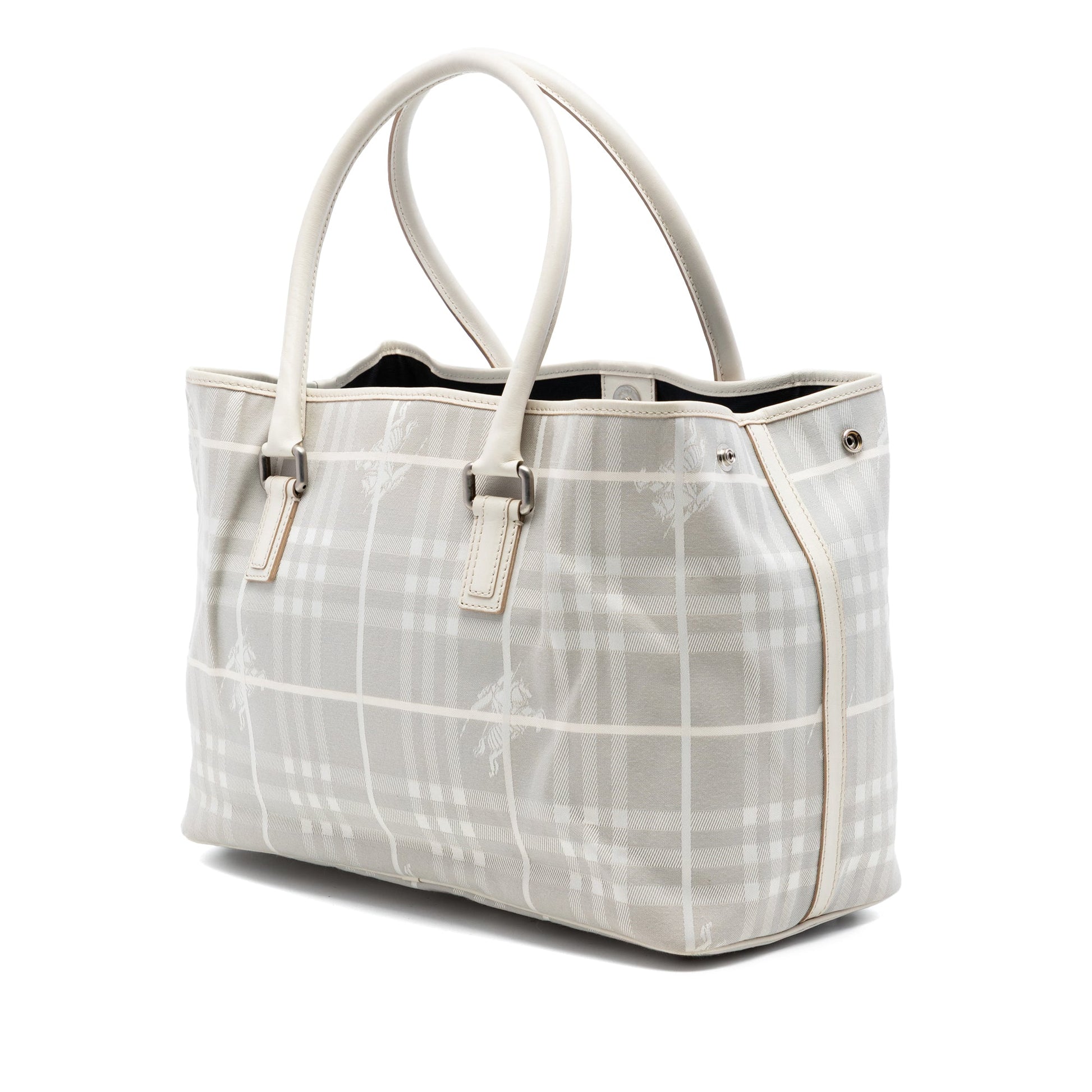 Burberry Haymarket Check Canvas Tote