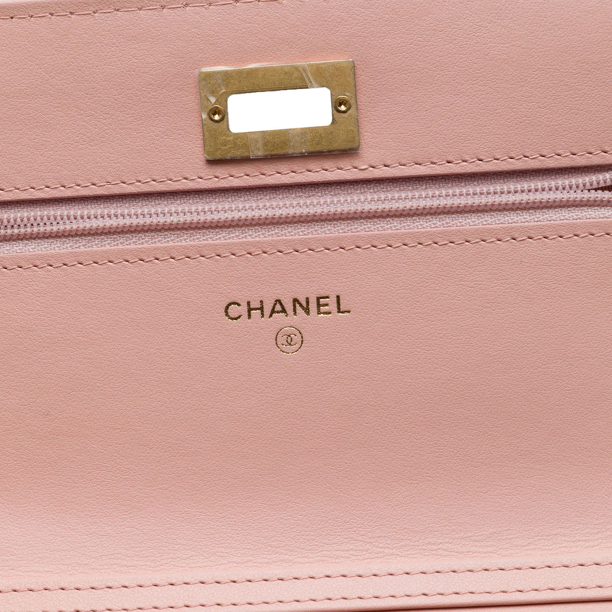 Chanel Quilted Aged Calfskin Reissue 2.55 Wallet on Chain