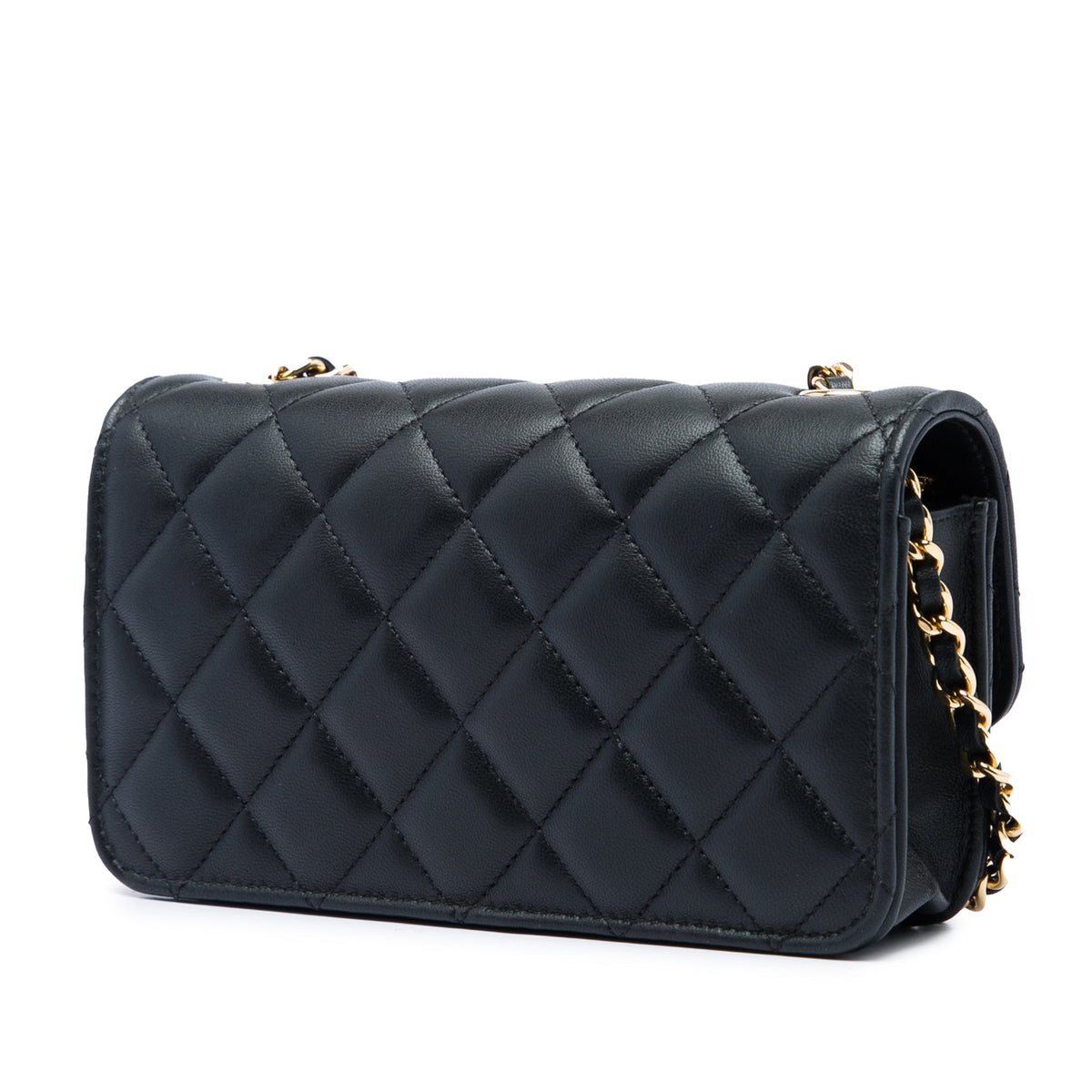 Chanel Quilted Lambskin Coco Casino Phone Holder on Chain