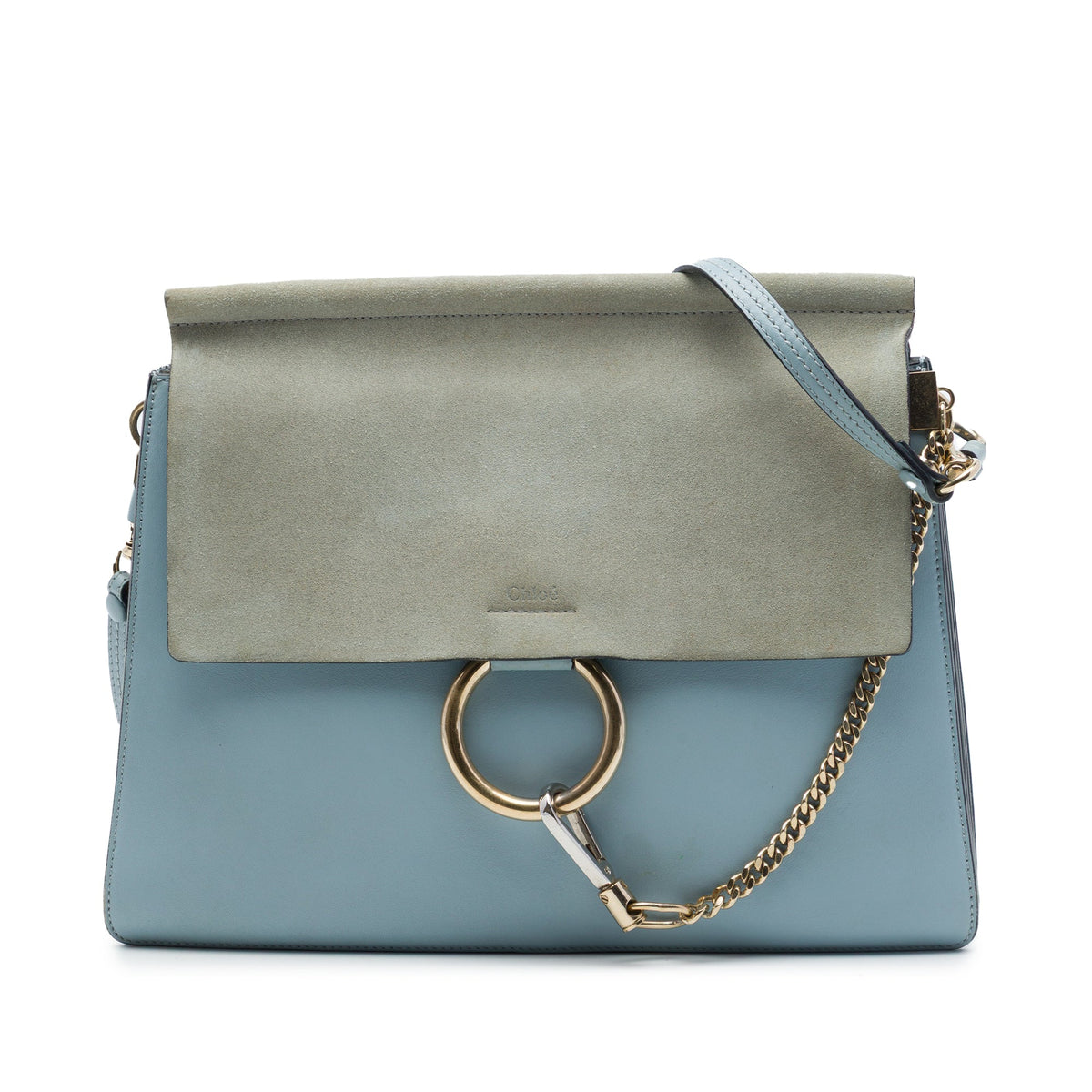 Chloé Medium Calfskin and Suede Faye Crossbody