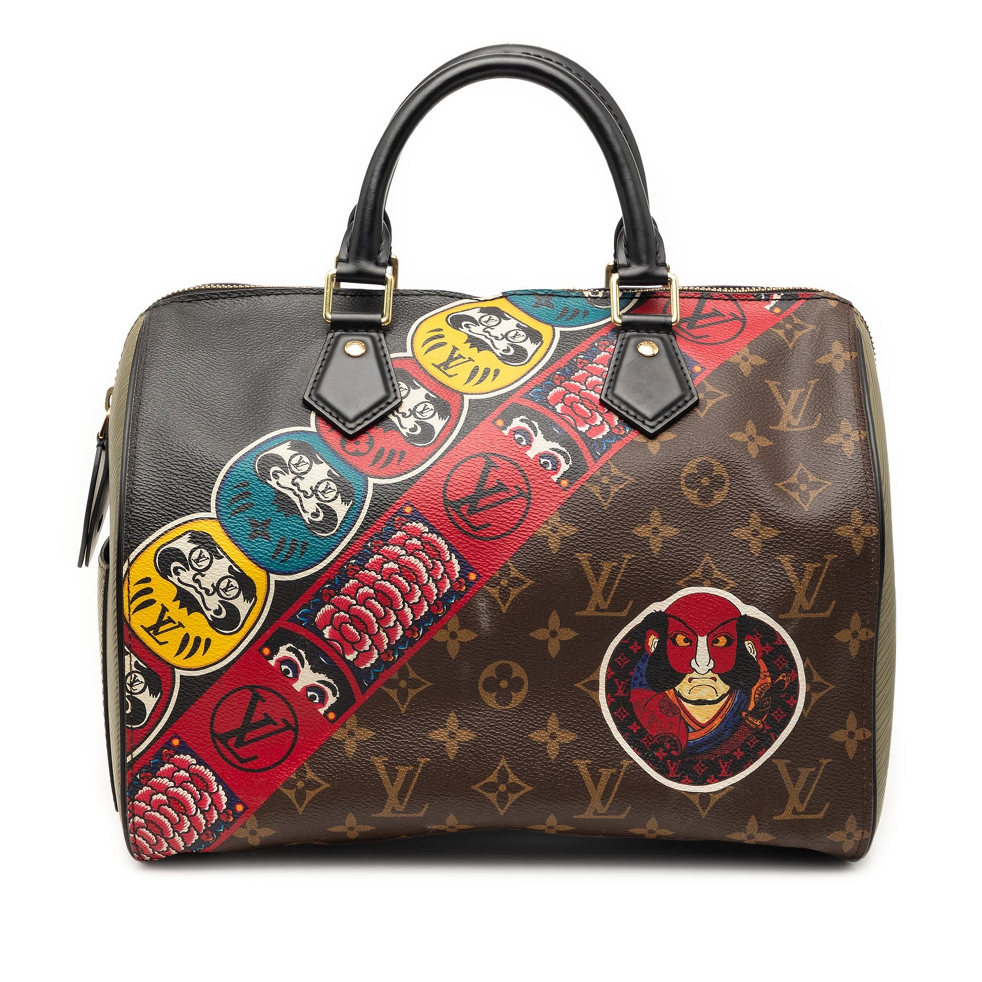 Louis Vuitton Monogram Kabuki Speedy  30