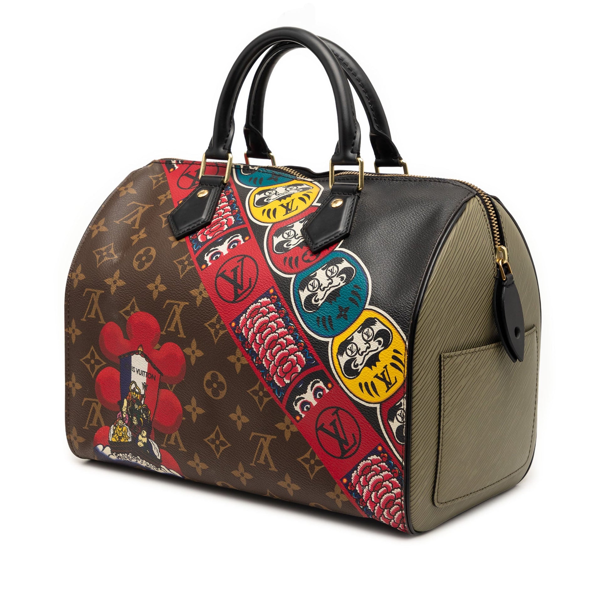 Louis Vuitton Monogram Kabuki Speedy  30