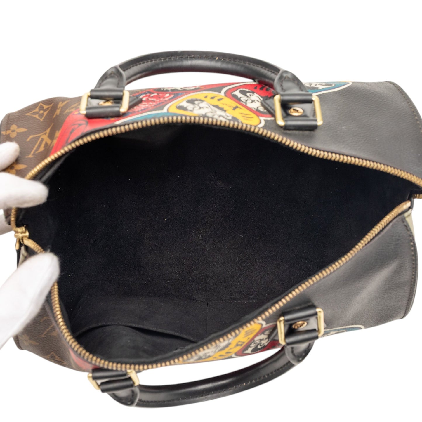 Louis Vuitton Monogram Kabuki Speedy  30