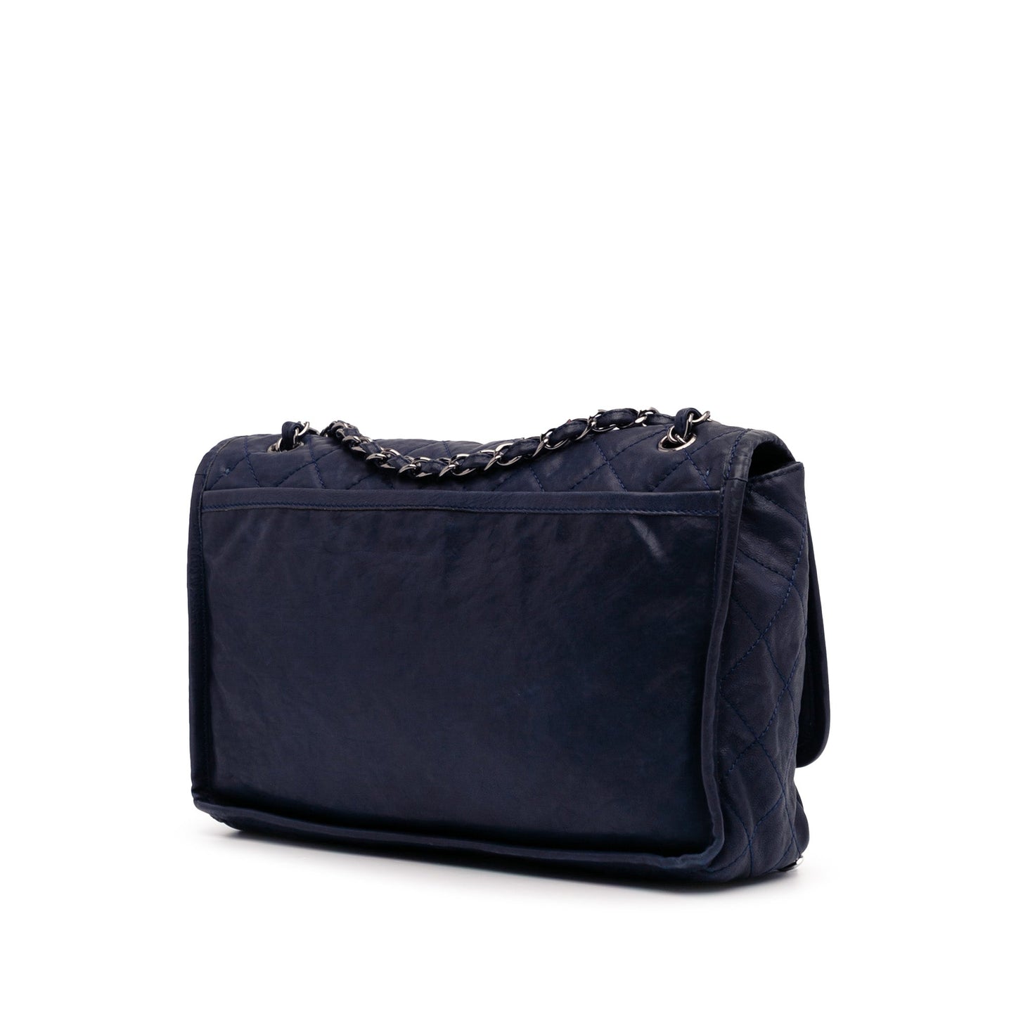 Chanel Large Quilted Calfskin Natural Beauty Split Pocket Flap
