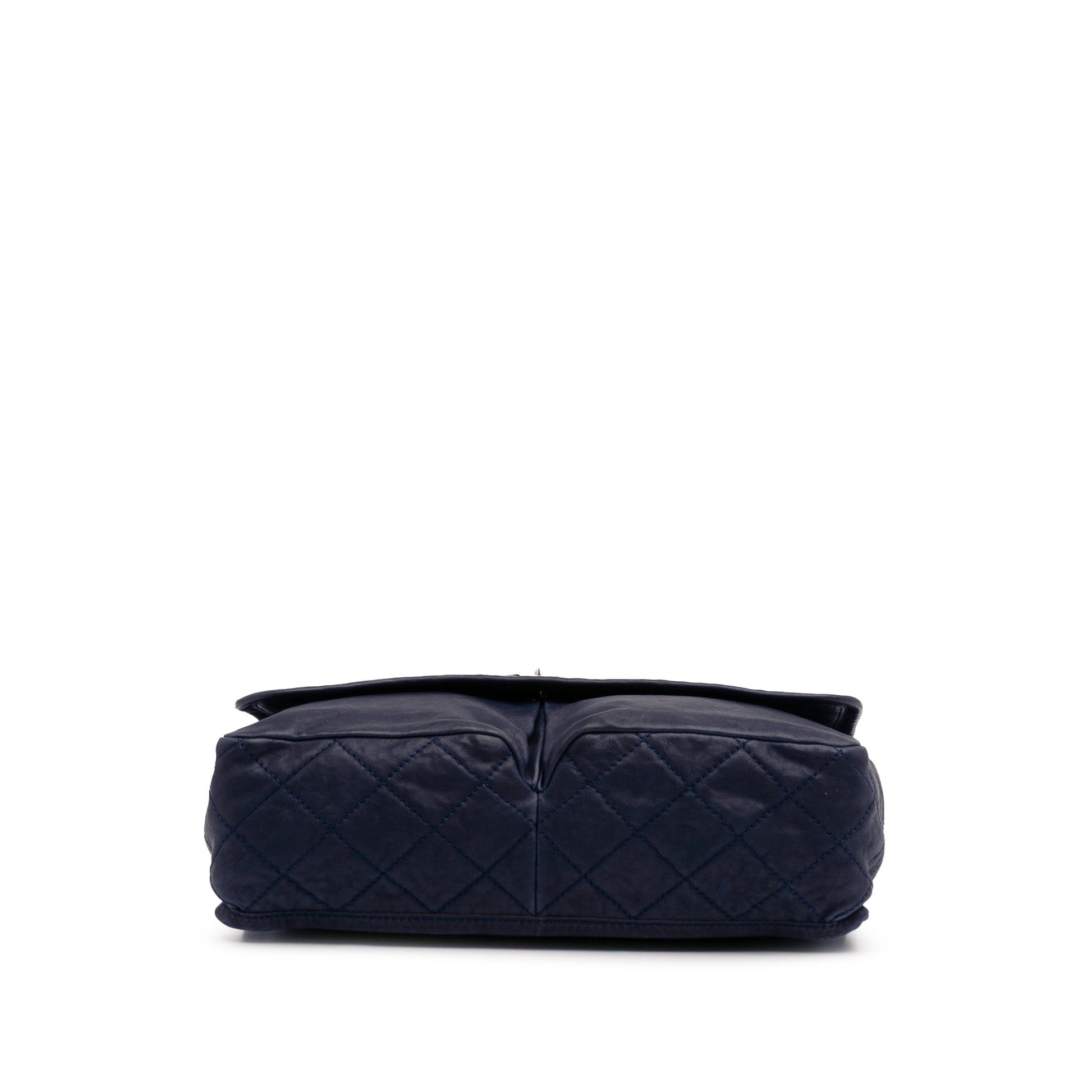 Chanel Large Quilted Calfskin Natural Beauty Split Pocket Flap