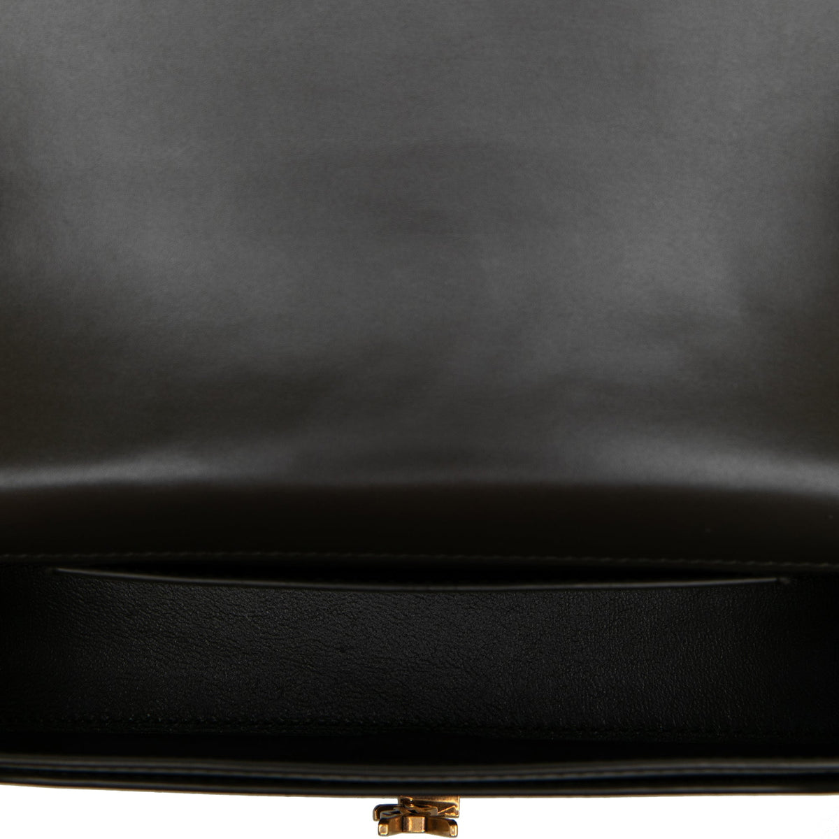 Saint Laurent Mini Calfskin Monogram Voltaire Shoulder Bag — Brown