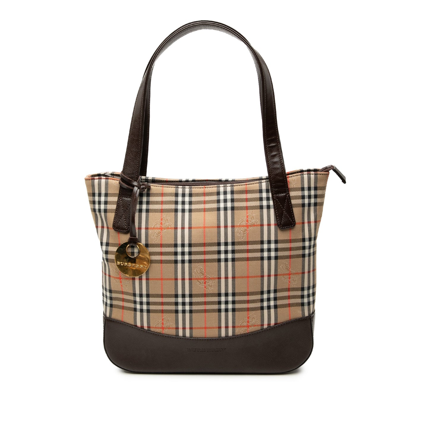 Burberry Haymarket Check Canvas Tote