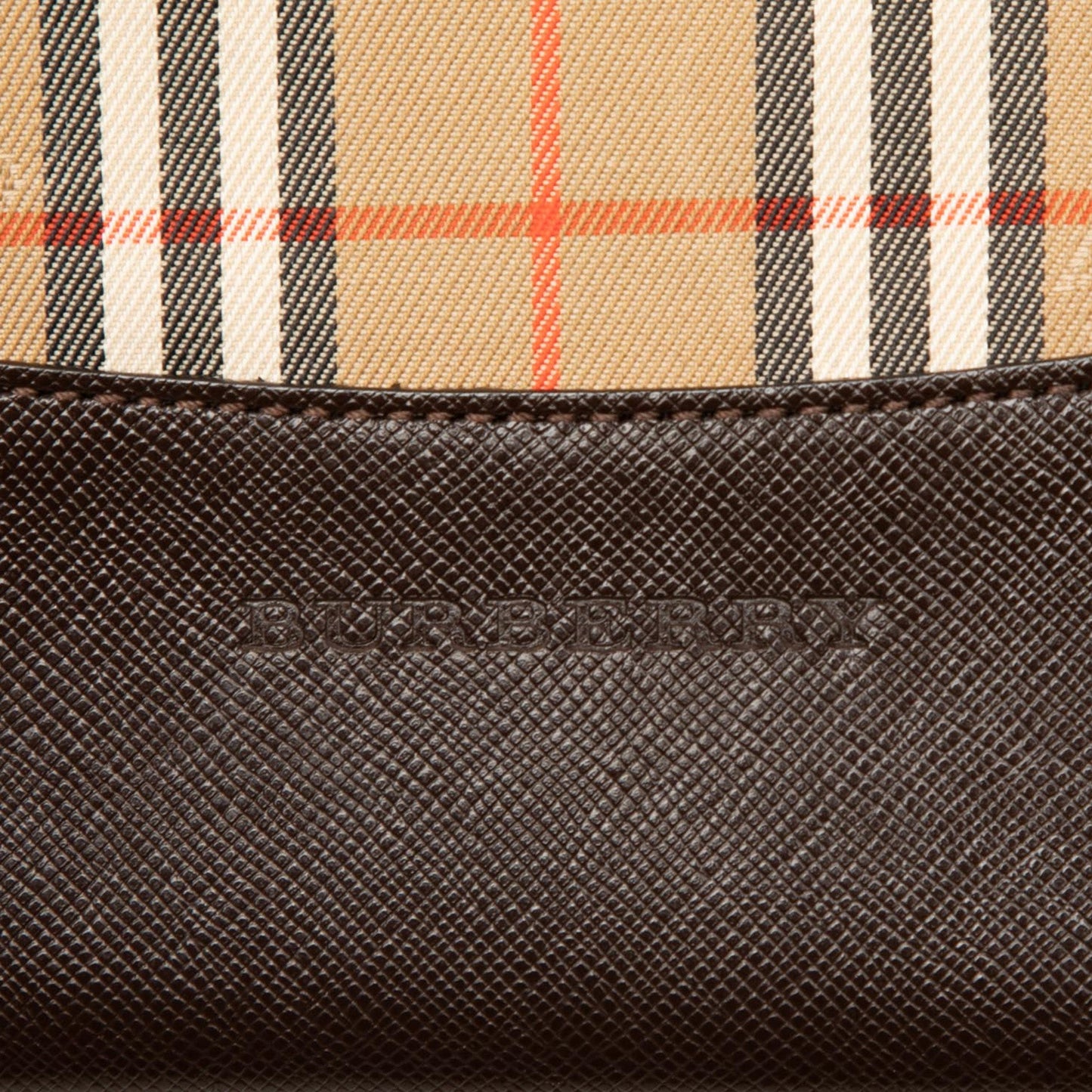Burberry Haymarket Check Canvas Tote