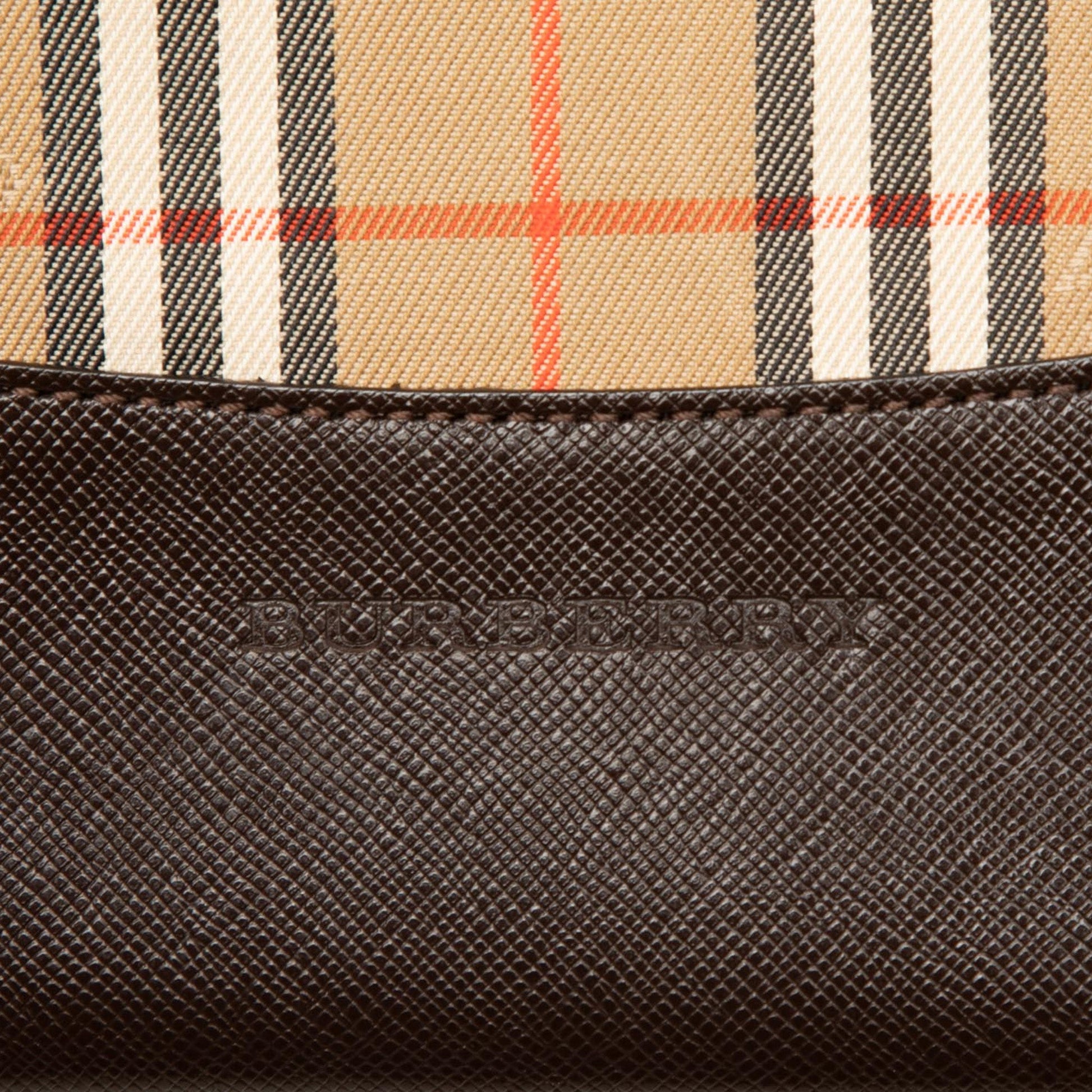 Burberry Haymarket Check Canvas Tote