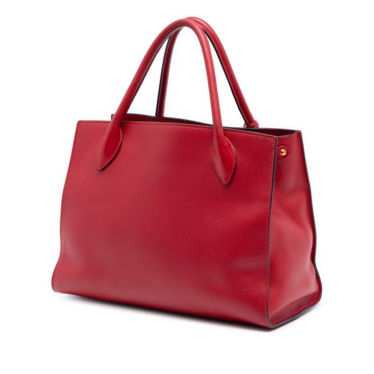 Prada Medium Saffiano Cuir Monochrome Top Handle Tote