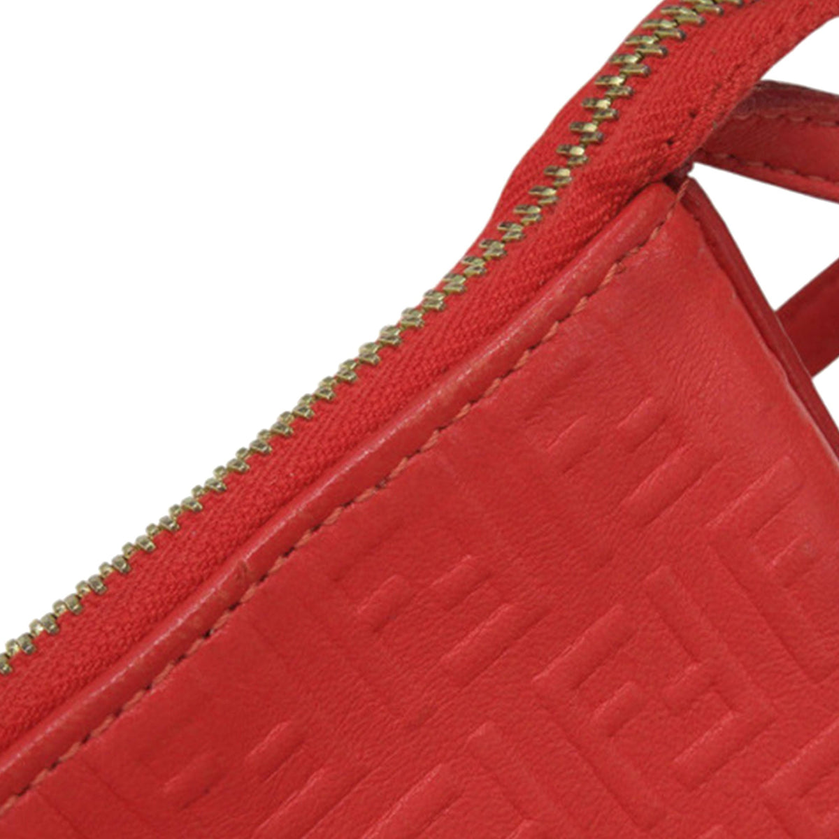 Fendi Zucchino Embossed Nappa Tassel Handbag