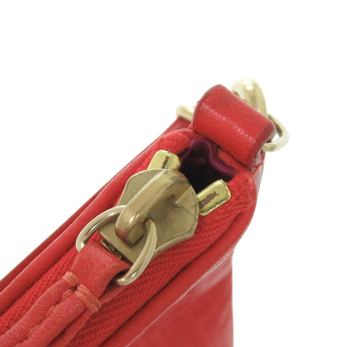 Fendi Zucchino Embossed Nappa Tassel Handbag