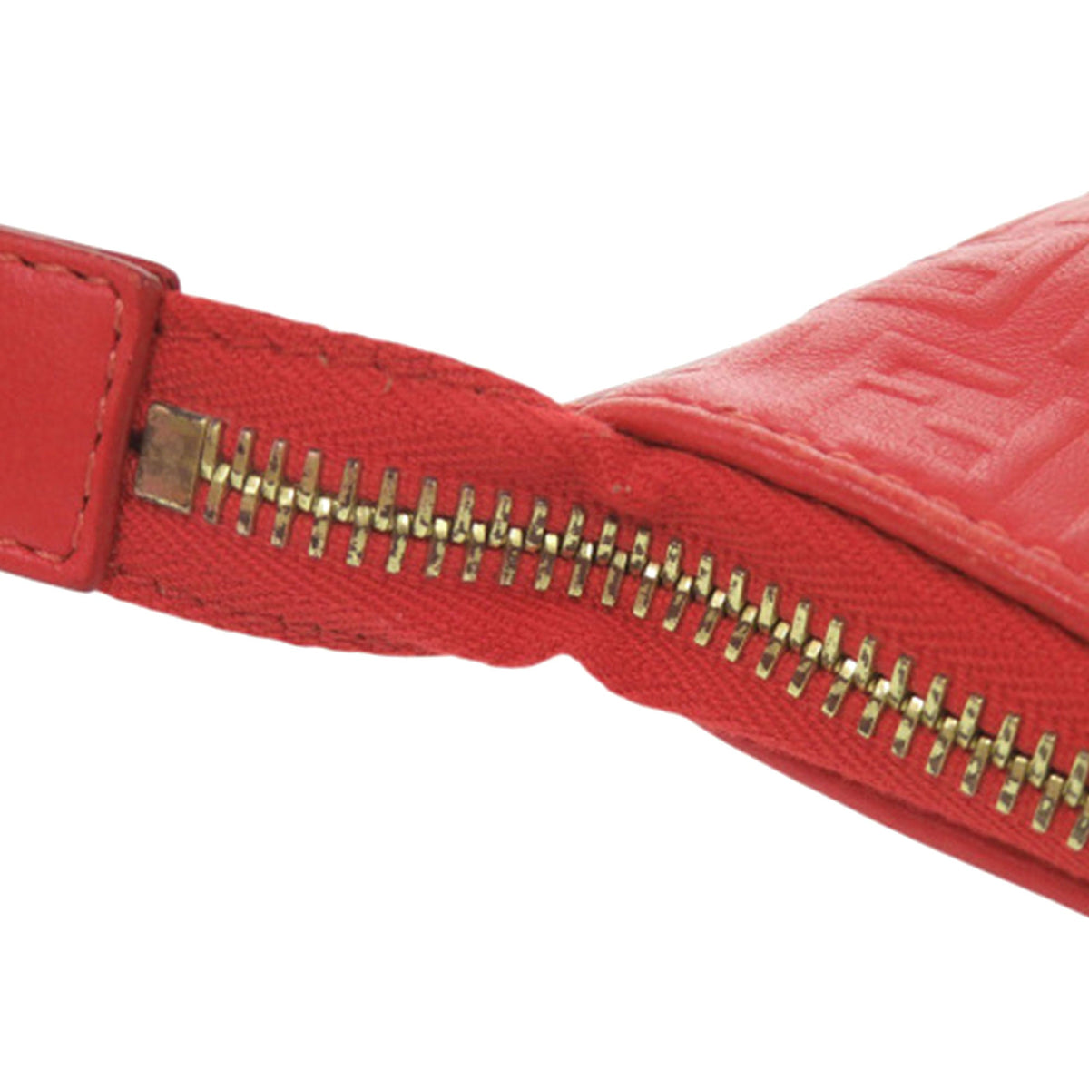 Fendi Zucchino Embossed Nappa Tassel Handbag